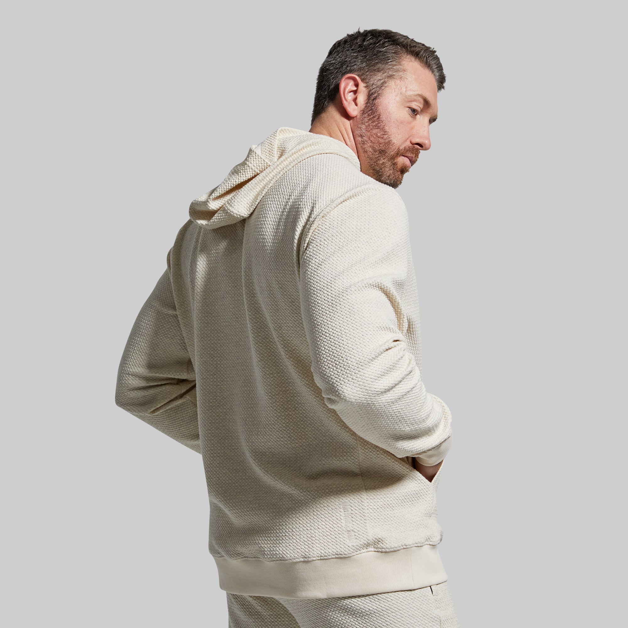 Men's Cloud Hoodie (Heather Oatmeal) - Image 2