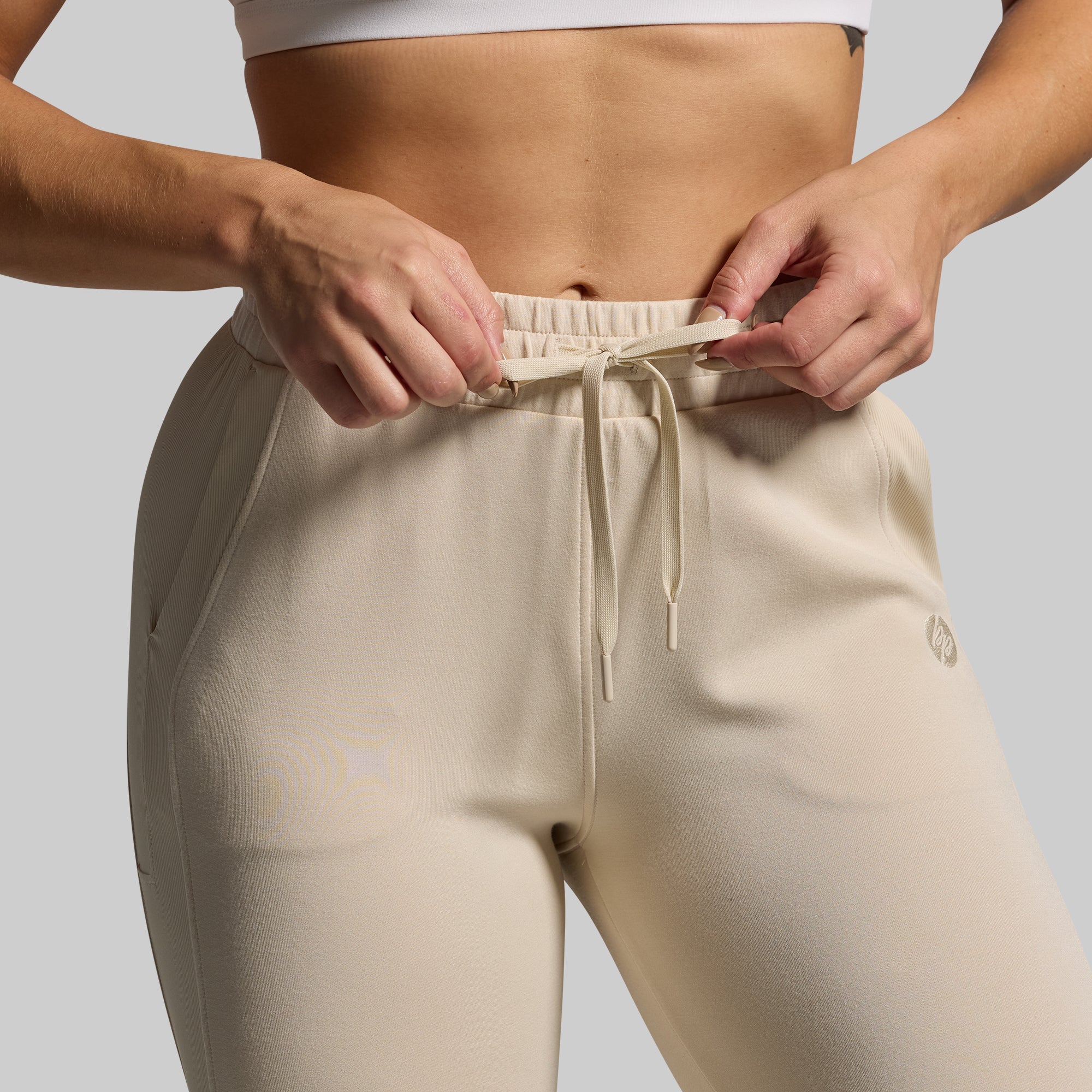 Women's Lounge Lux Jogger (Oatmeal) - Image 4