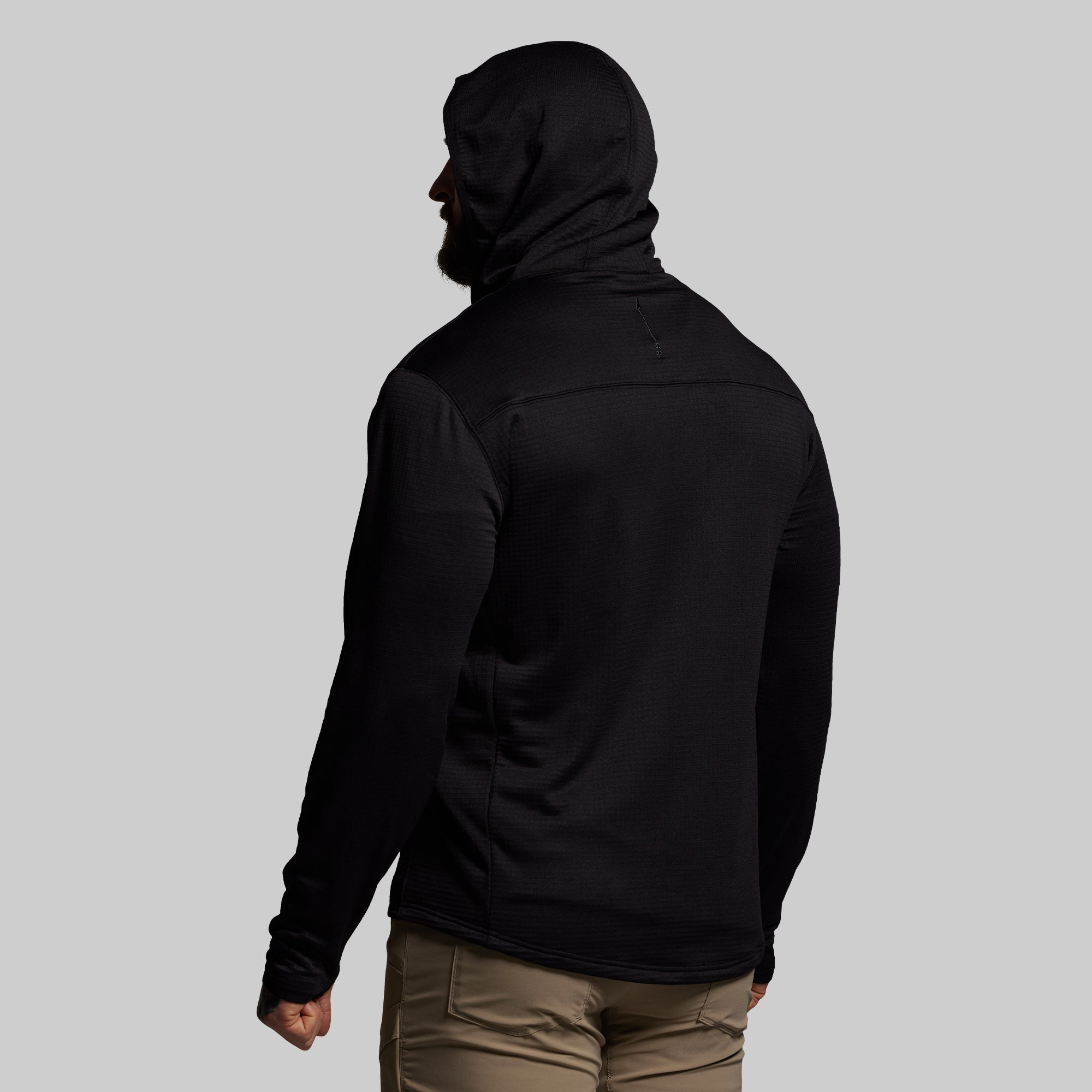 Quiver Half Zip Hoodie 2.0 (Black) - Image 4