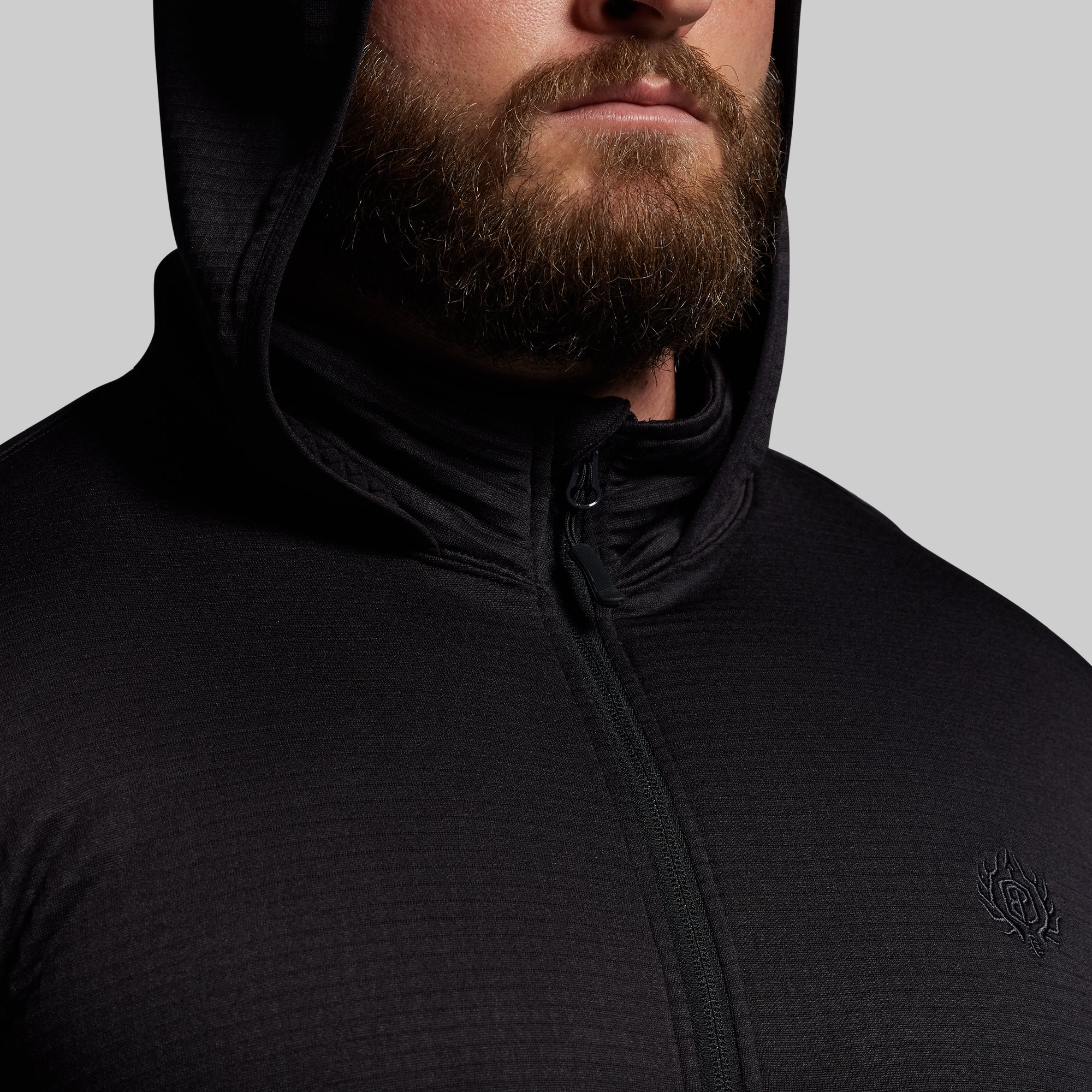 Quiver Half Zip Hoodie 2.0 (Black) - Image 6