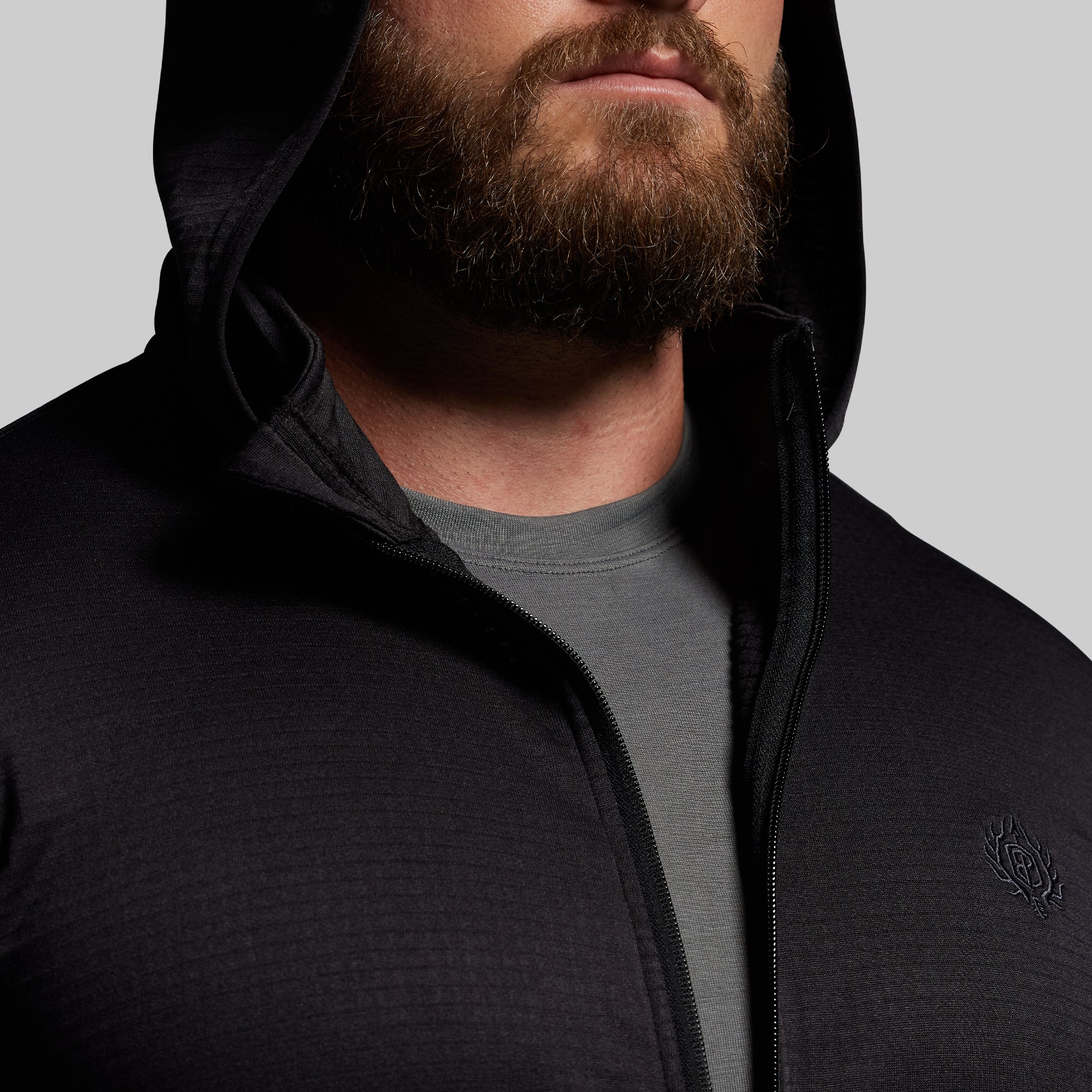 Quiver Half Zip Hoodie 2.0 (Black) - Image 7