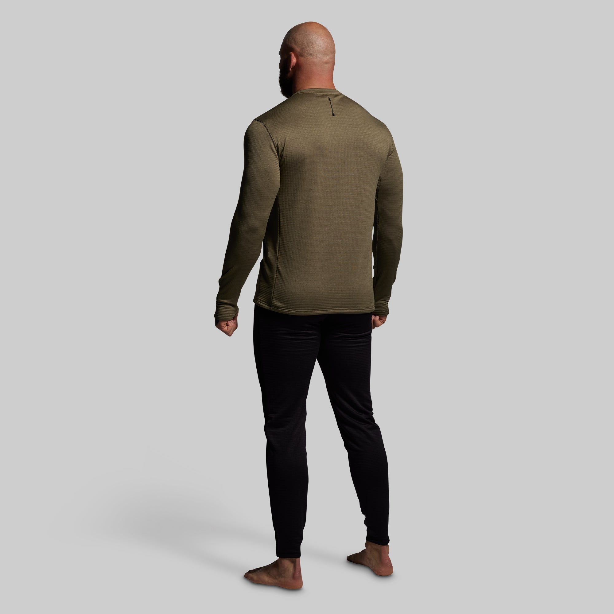 Quiver Grid Fleece Thermal Top (OD Green) - Image 8