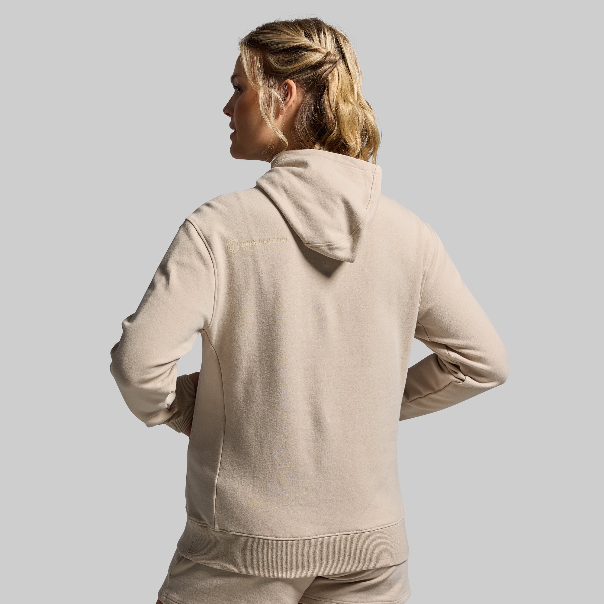 Women's Unmatched Hoodie (Pumice) - Image 3