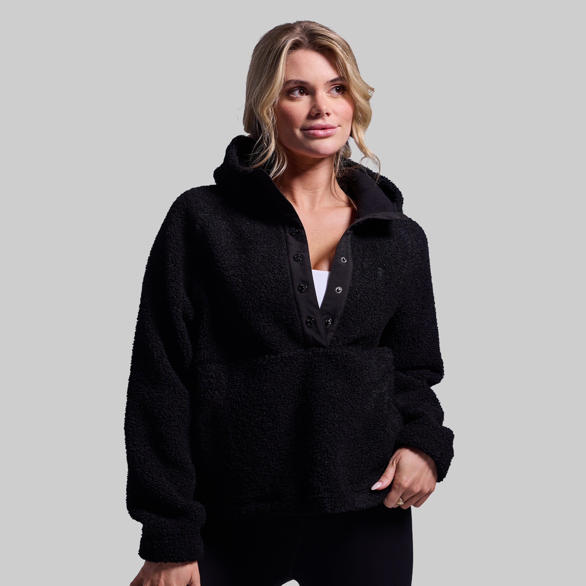 Day Hike Fleece Pullover (Black) - Image 5