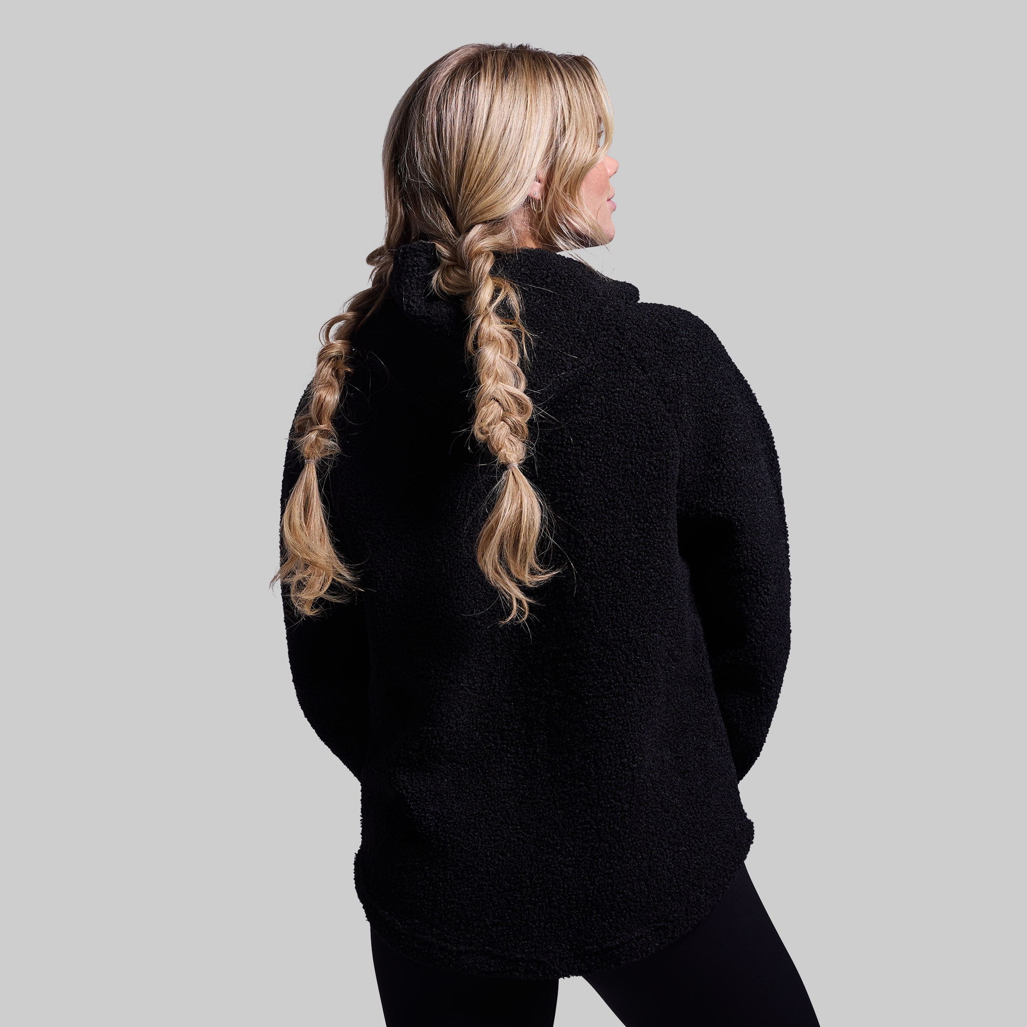 Day Hike Fleece Pullover (Black) - Image 3