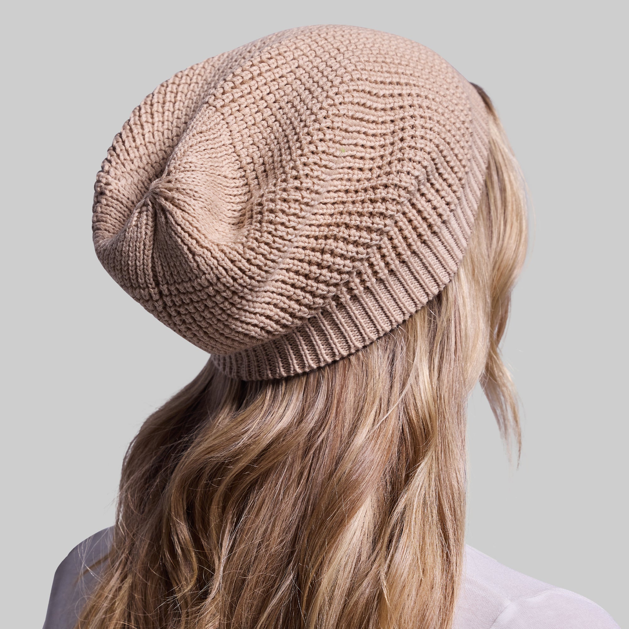 Primitive Waffle Knit Beanie (Wheat) - Image 4