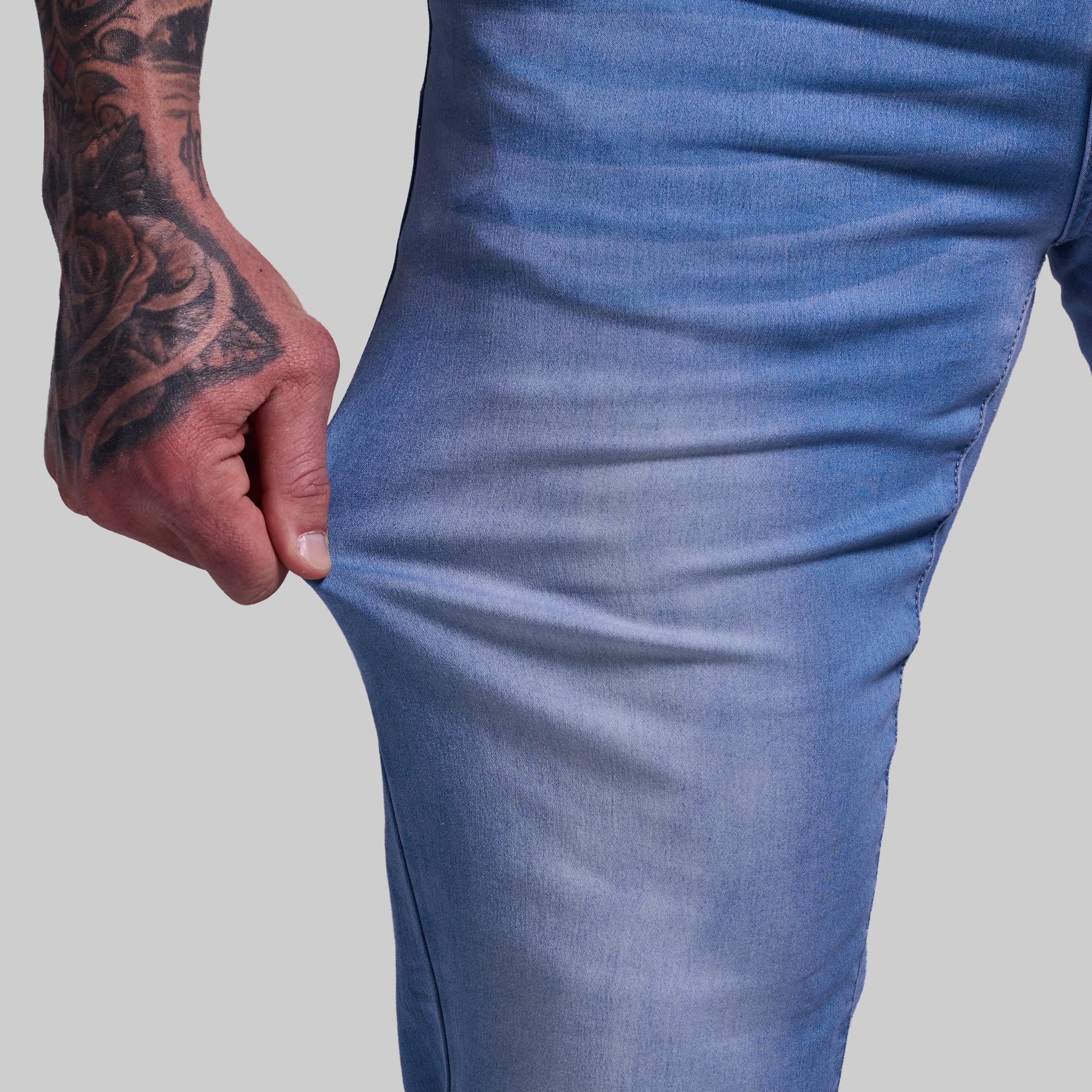 FLEX Stretchy Athletic Fit Jean (Light Wash) - Image 3