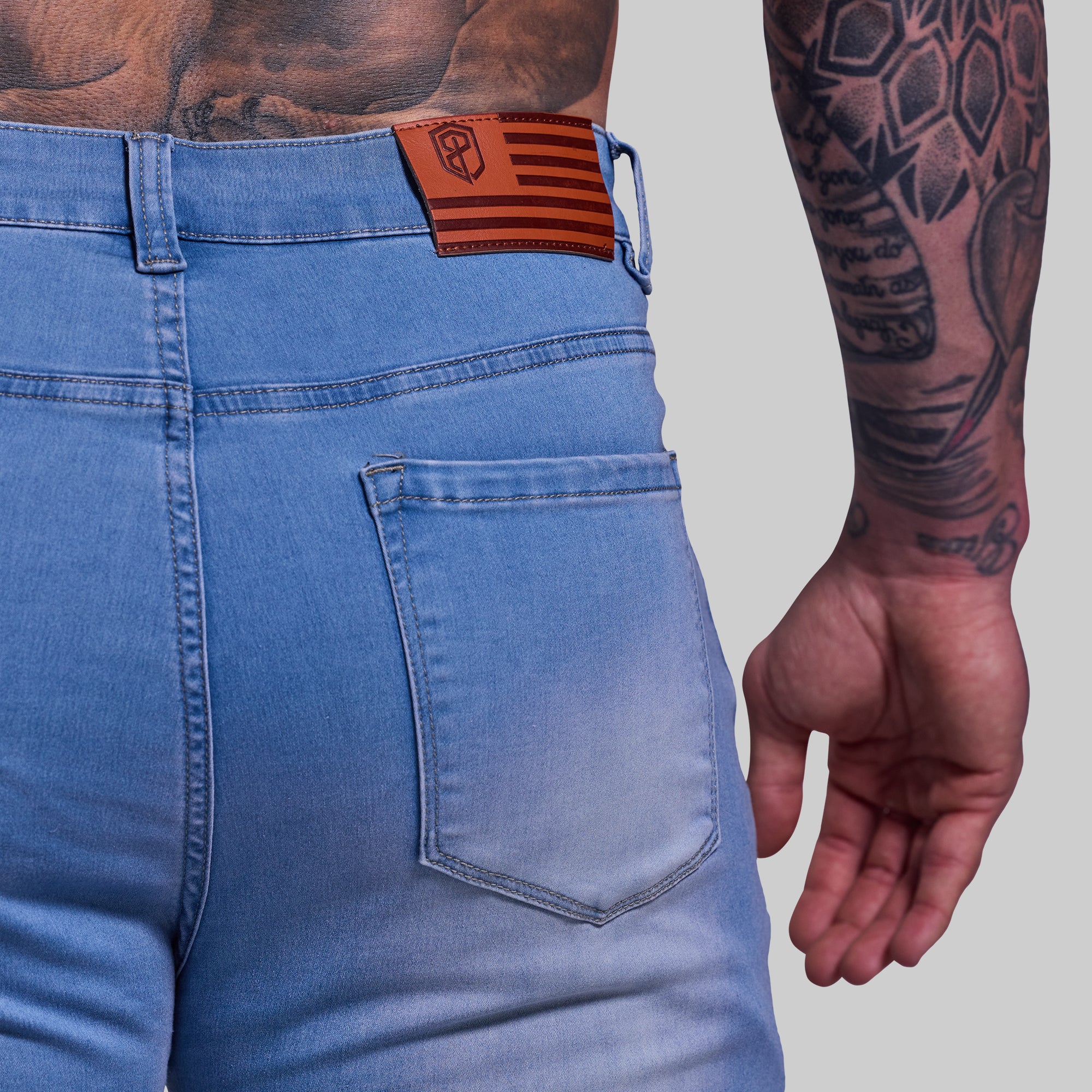 FLEX Stretchy Athletic Fit Jean (Light Wash) - Image 5