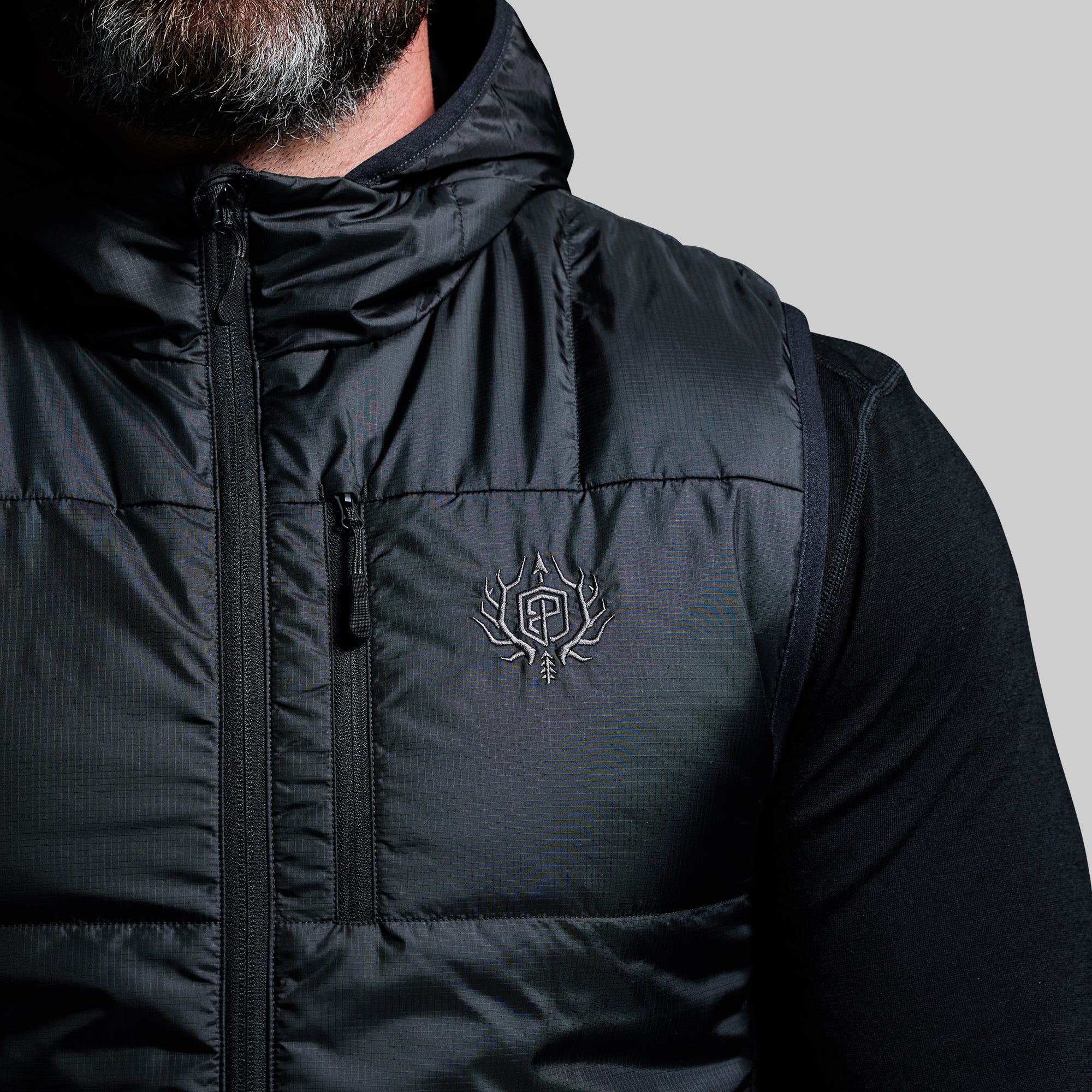 Men's Tundra Vest (Black) - Image 6