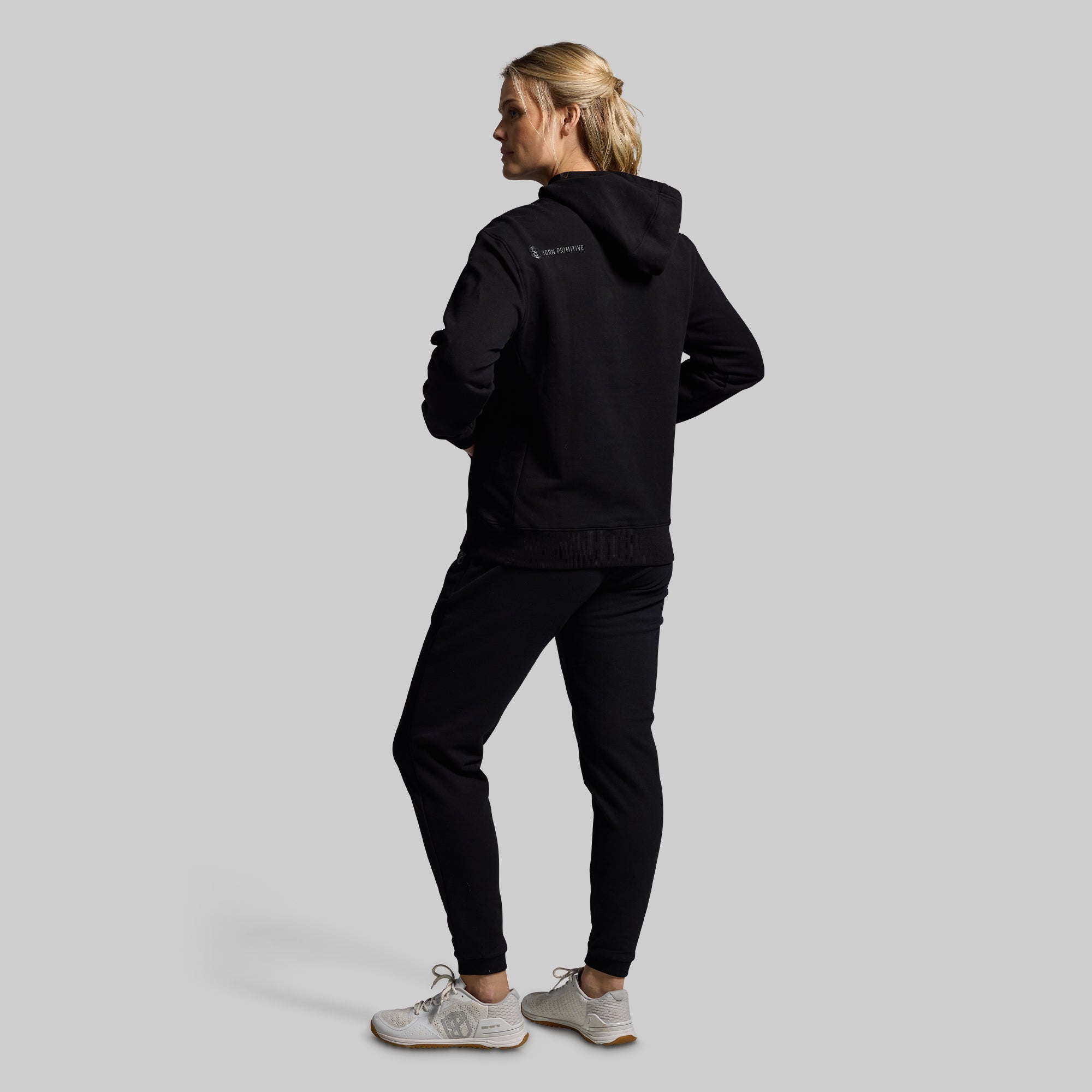 Women's Unmatched Hoodie (Black) - Image 6