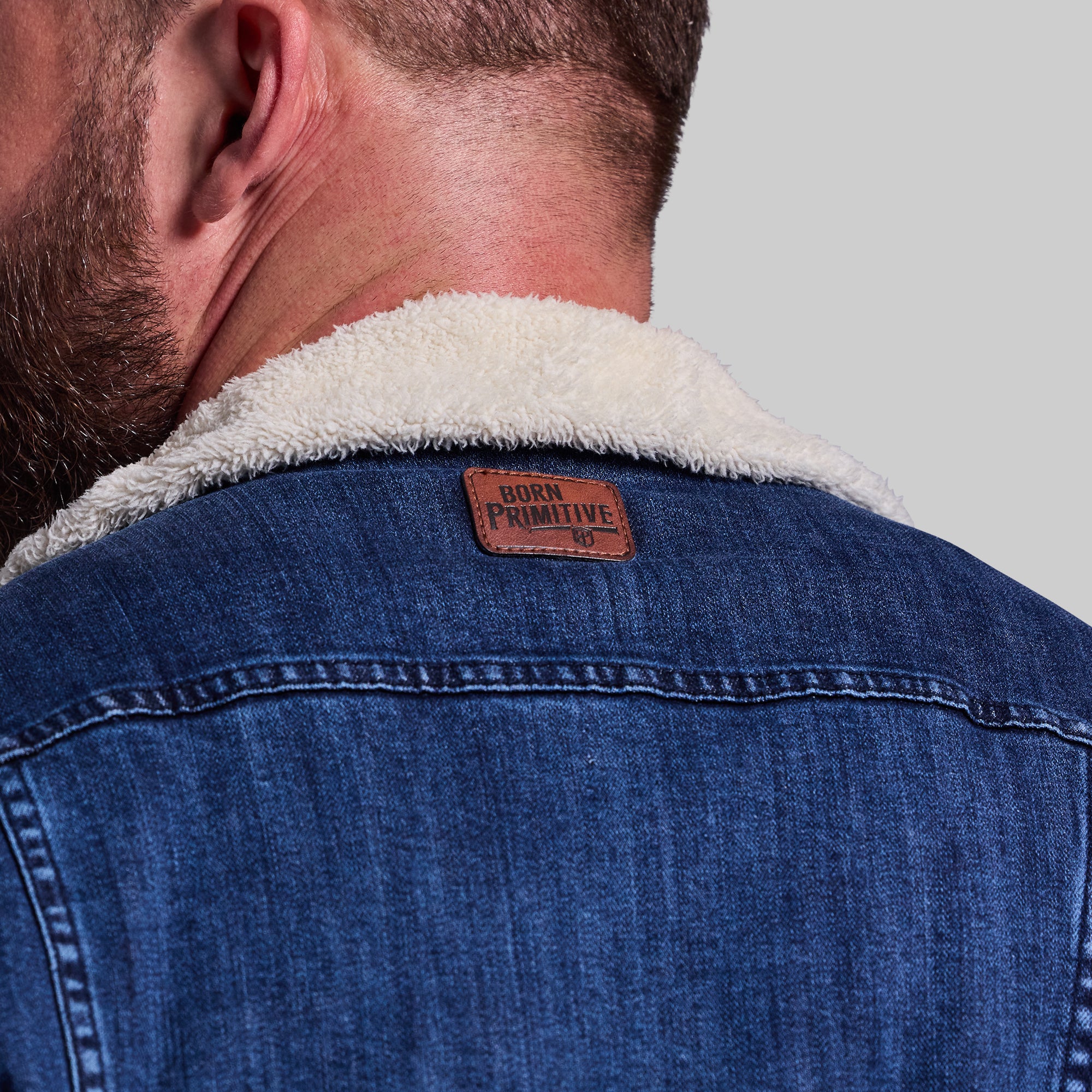 Men's FLEX Stretchy Pioneer Jacket 2.0 (Vintage Dark Wash) - Image 4