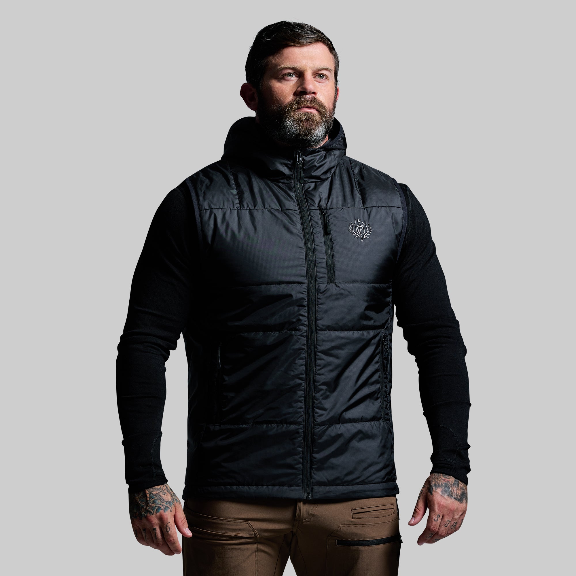 Men's Tundra Vest (Black) - Image 4