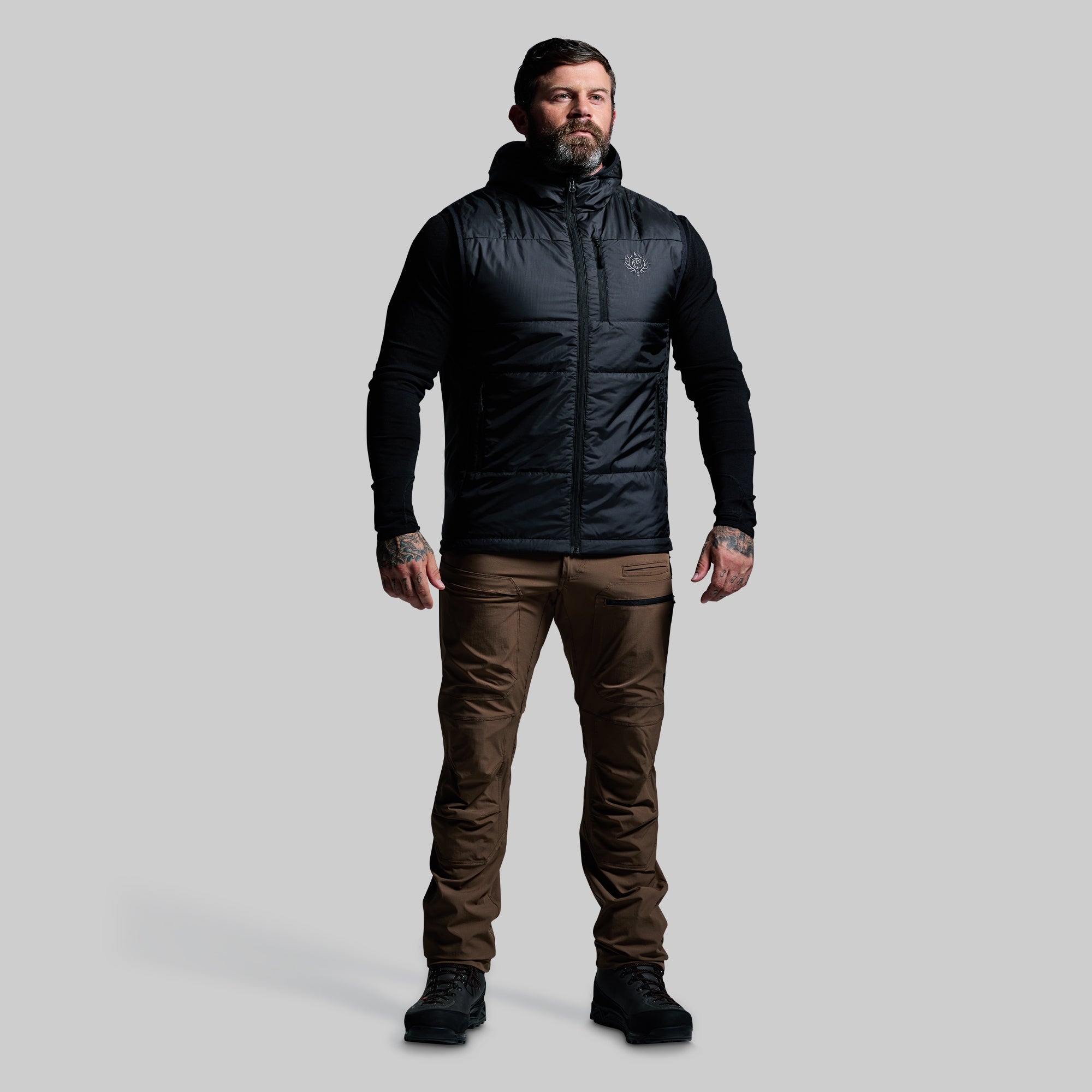 Men's Tundra Vest (Black) - Image 9