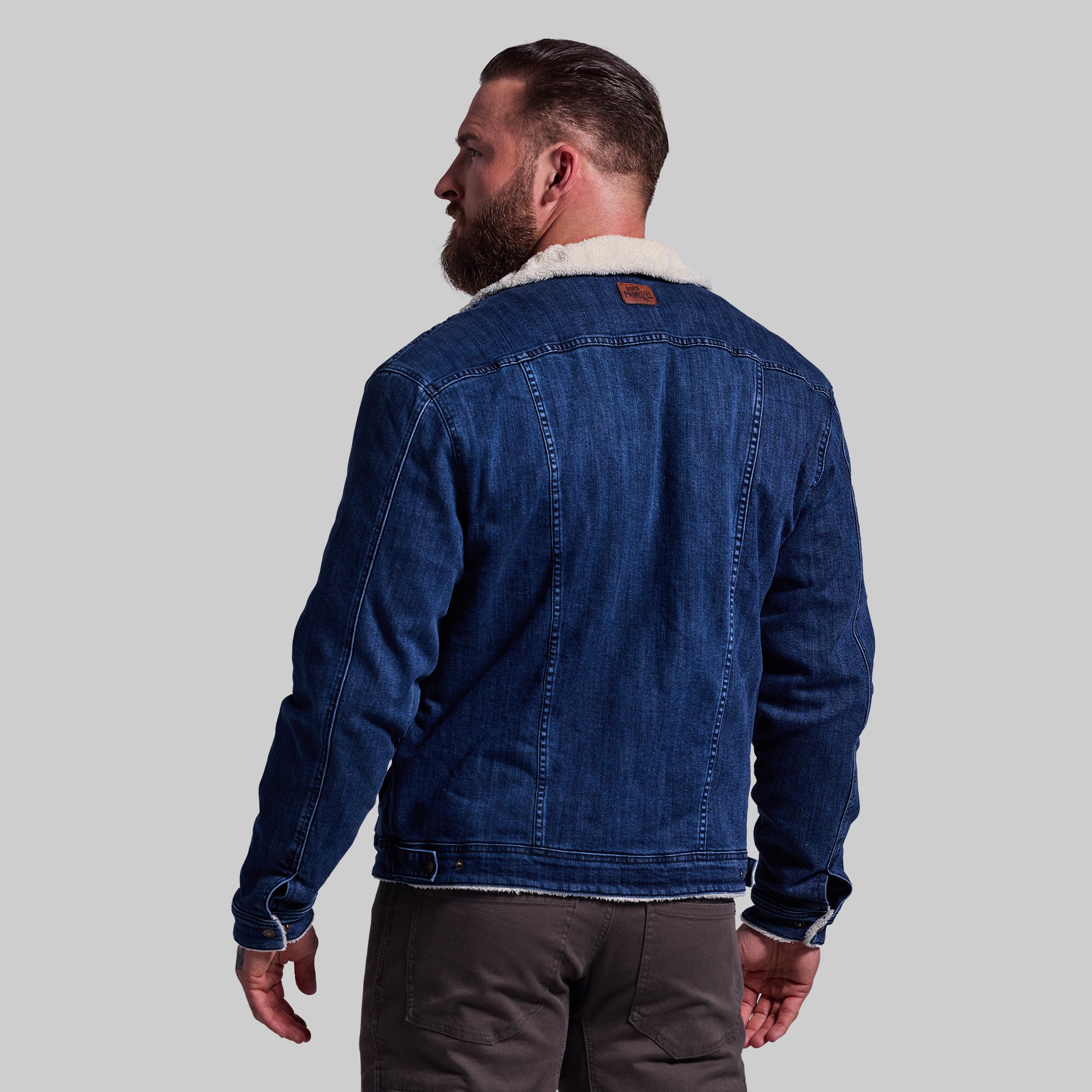 Men's FLEX Stretchy Pioneer Jacket 2.0 (Vintage Dark Wash) - Image 2