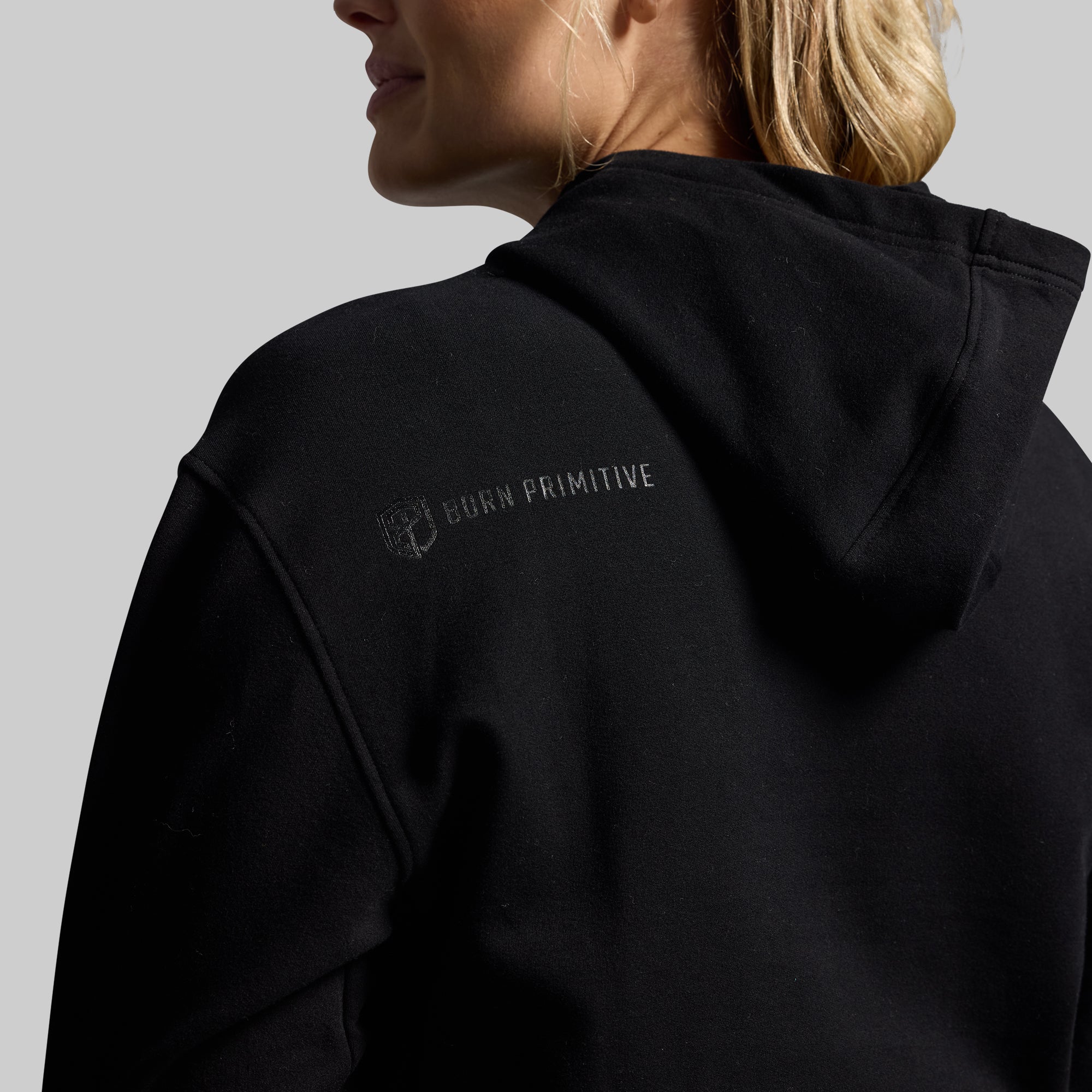 Women's Unmatched Hoodie (Black) - Image 3