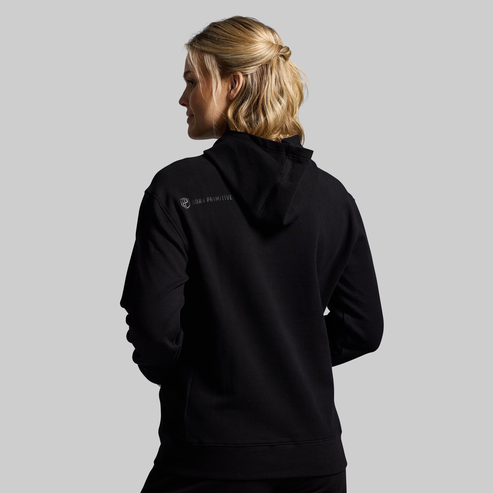 Women's Unmatched Hoodie (Black) - Image 2