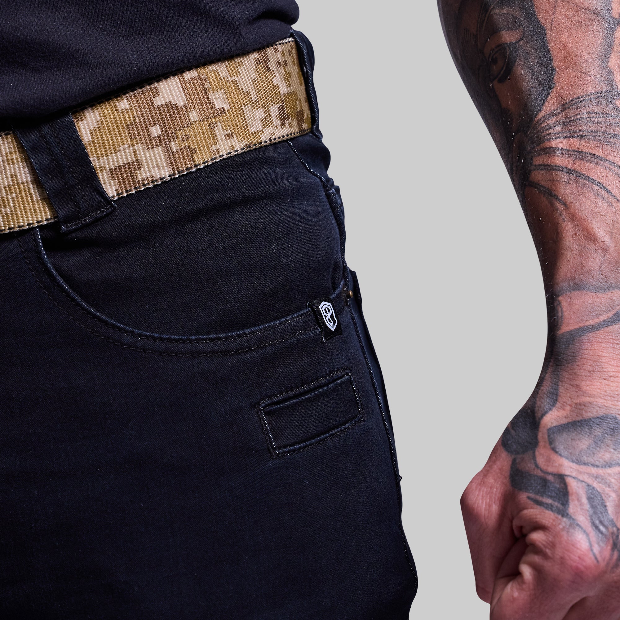 FLEX Recon Straight Leg Jean (Black) - Image 4