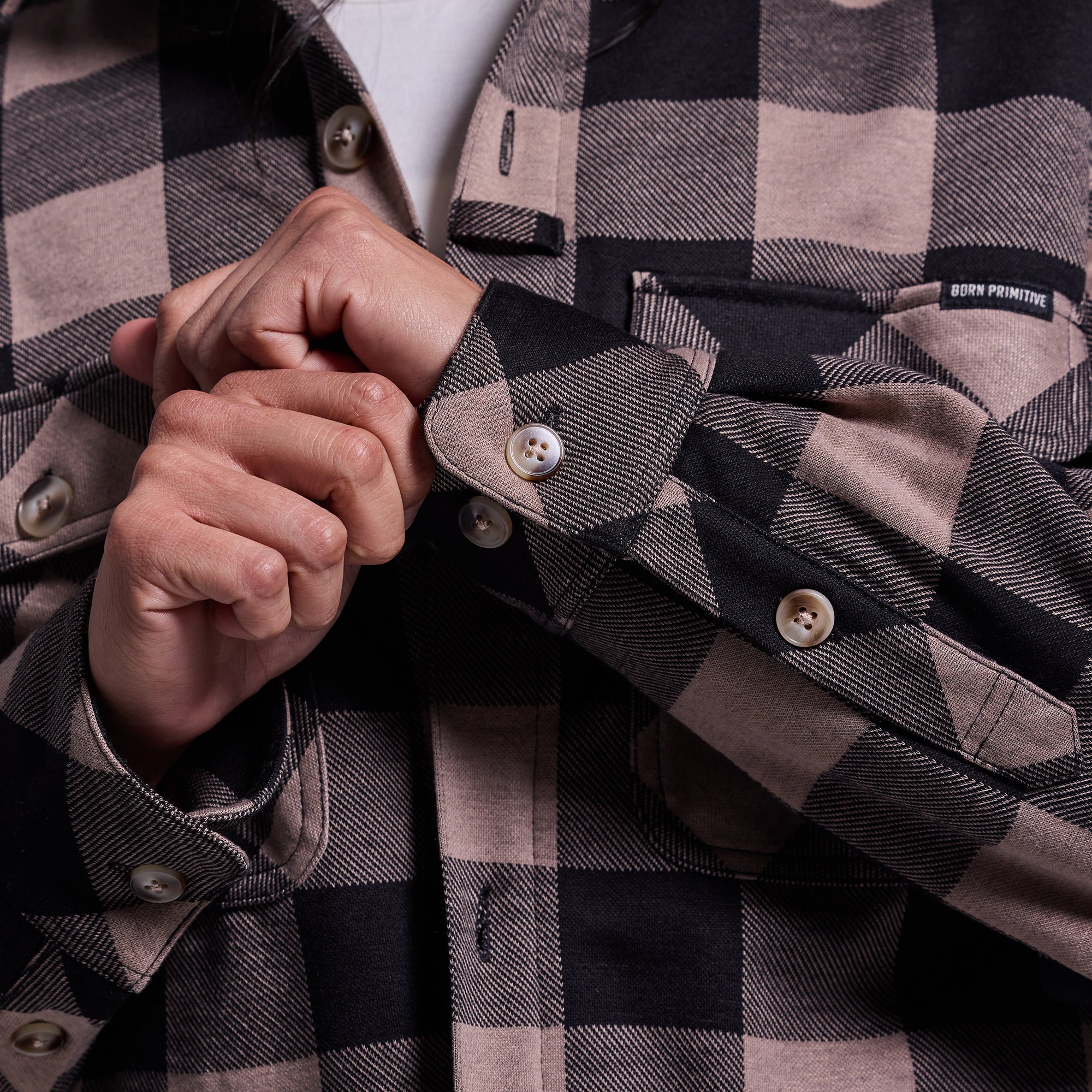 Women's Sherpa Cropped Flannel (Axe) - Image 6