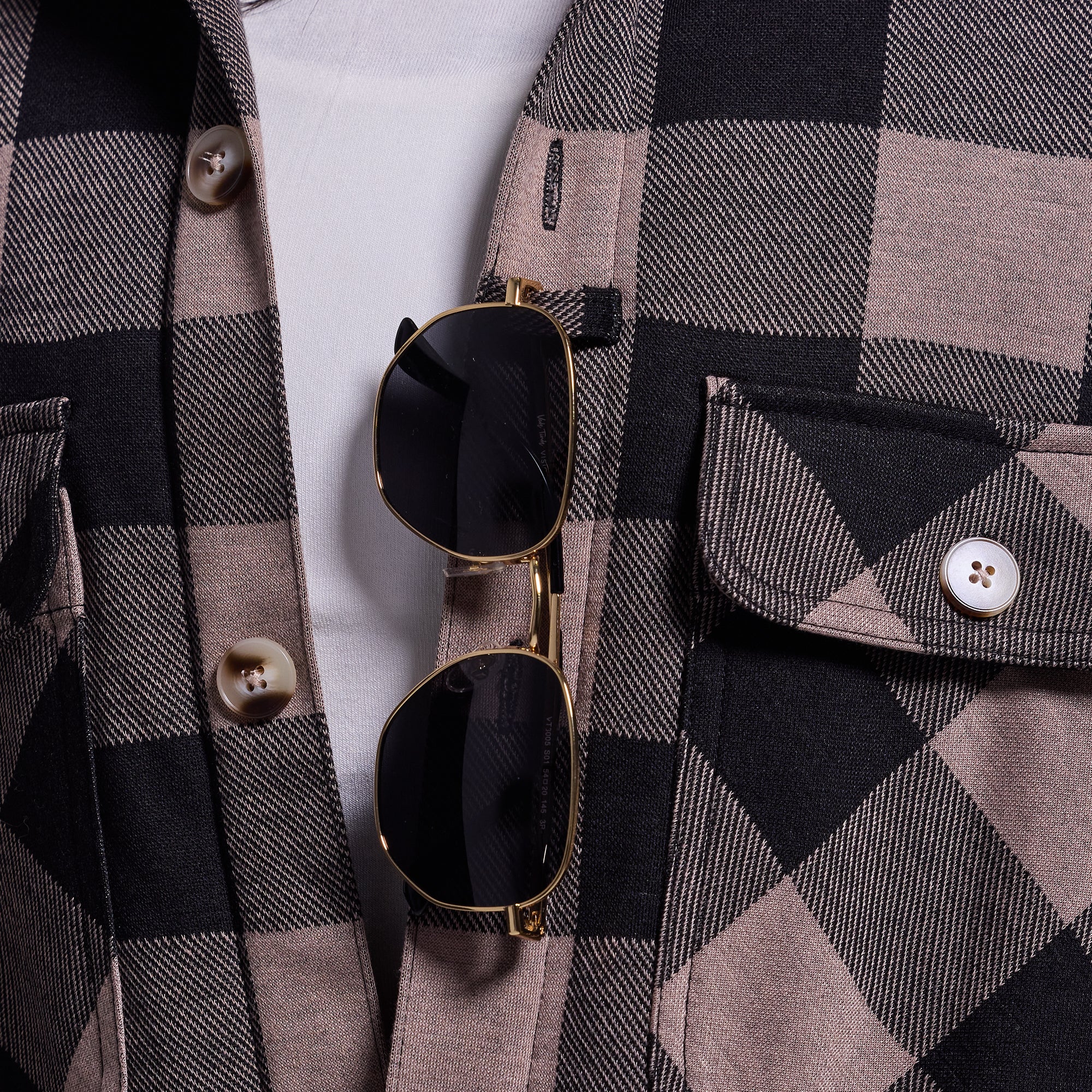 Women's Sherpa Cropped Flannel (Axe) - Image 8