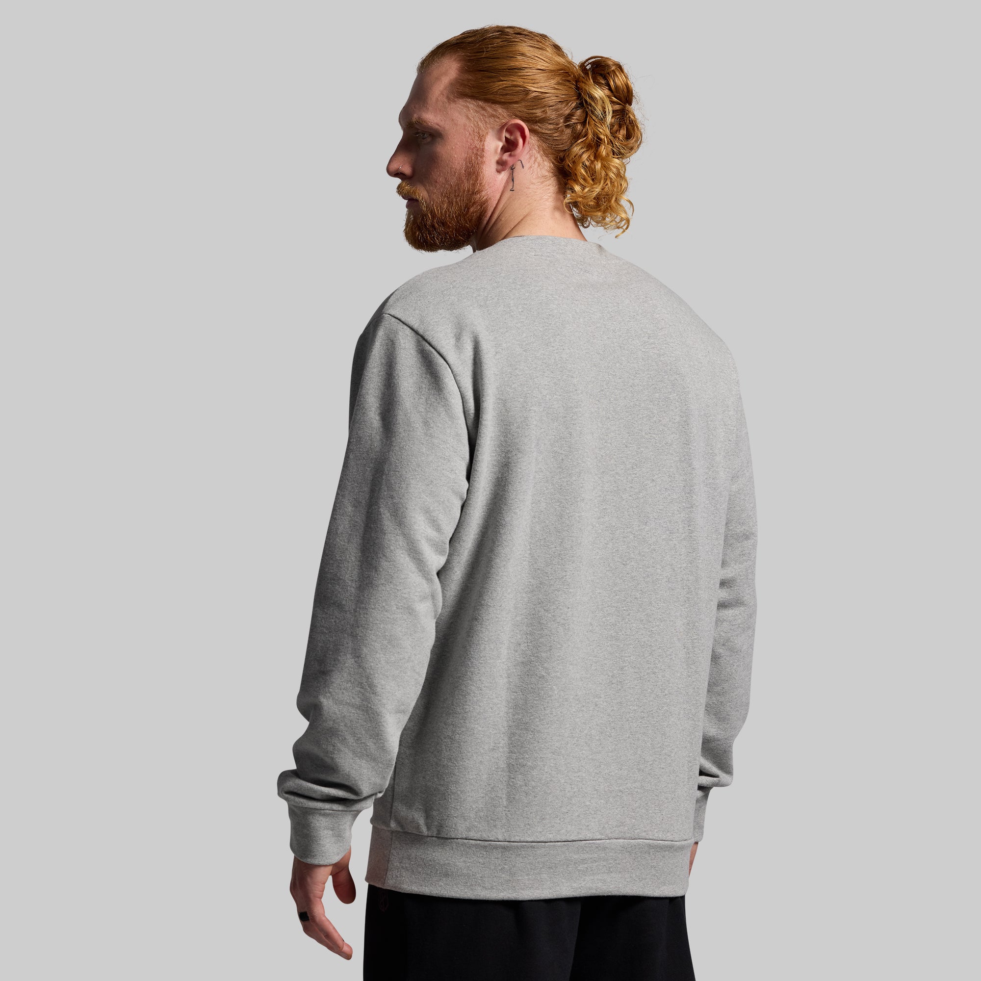 Men's Unmatched Crew Sweatshirt (Heather Grey) - Image 2