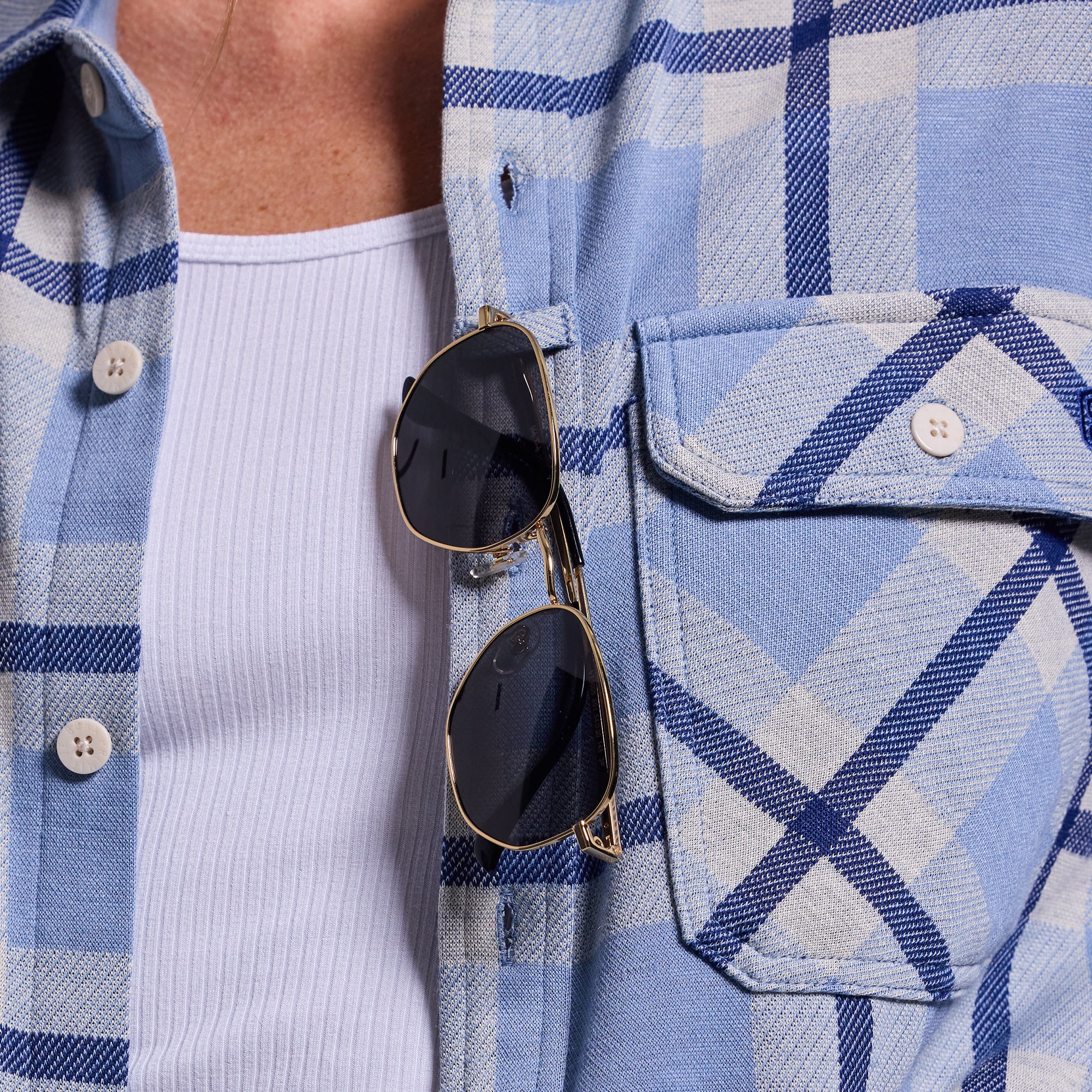 Woodsman Stretchy Flannel (Lake) - Image 9