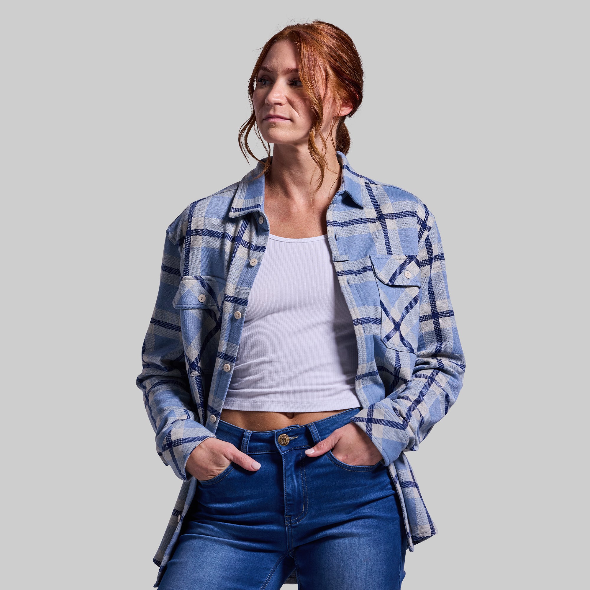 Woodsman Stretchy Flannel (Lake) - Image 7