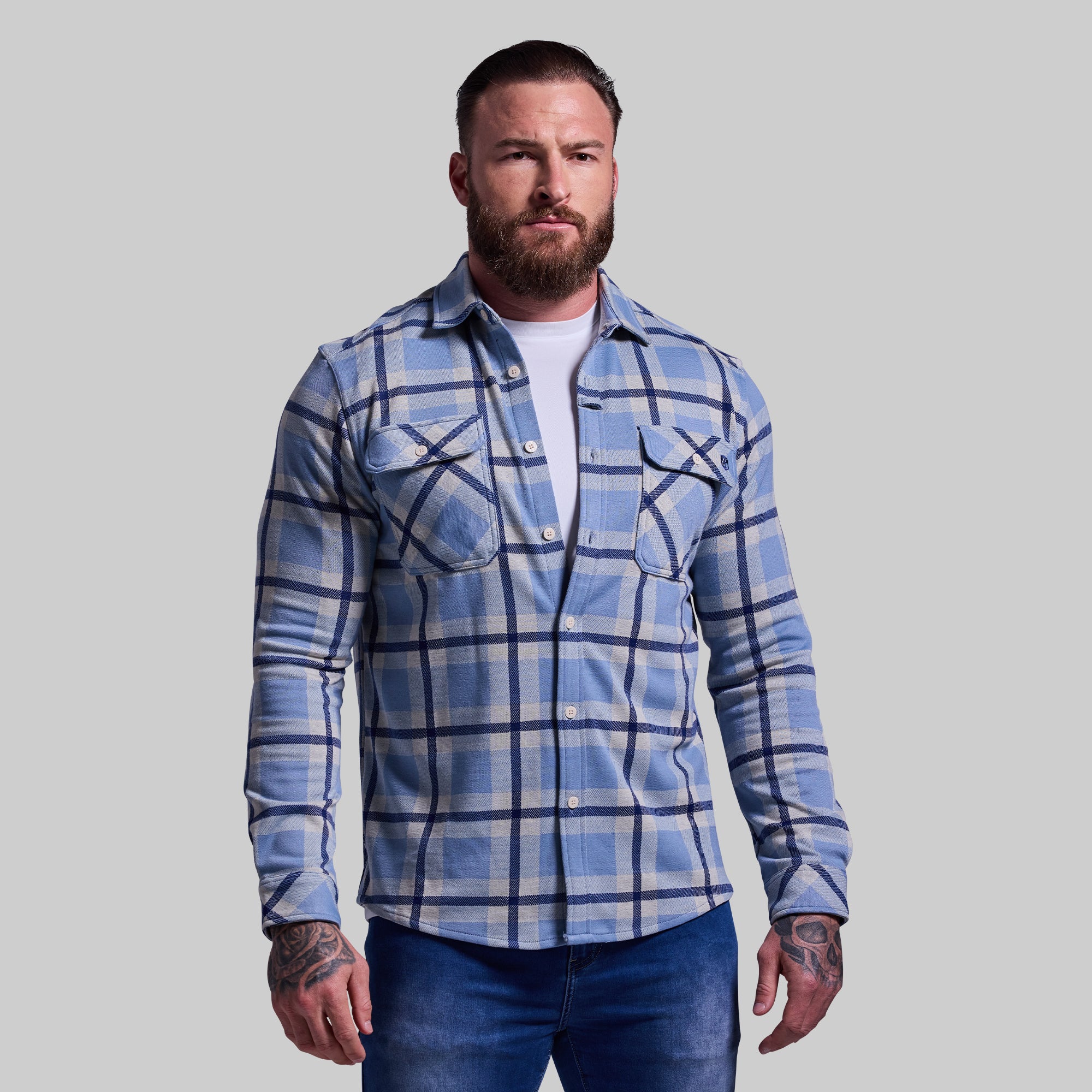 Woodsman Stretchy Flannel (Lake) - Image 8