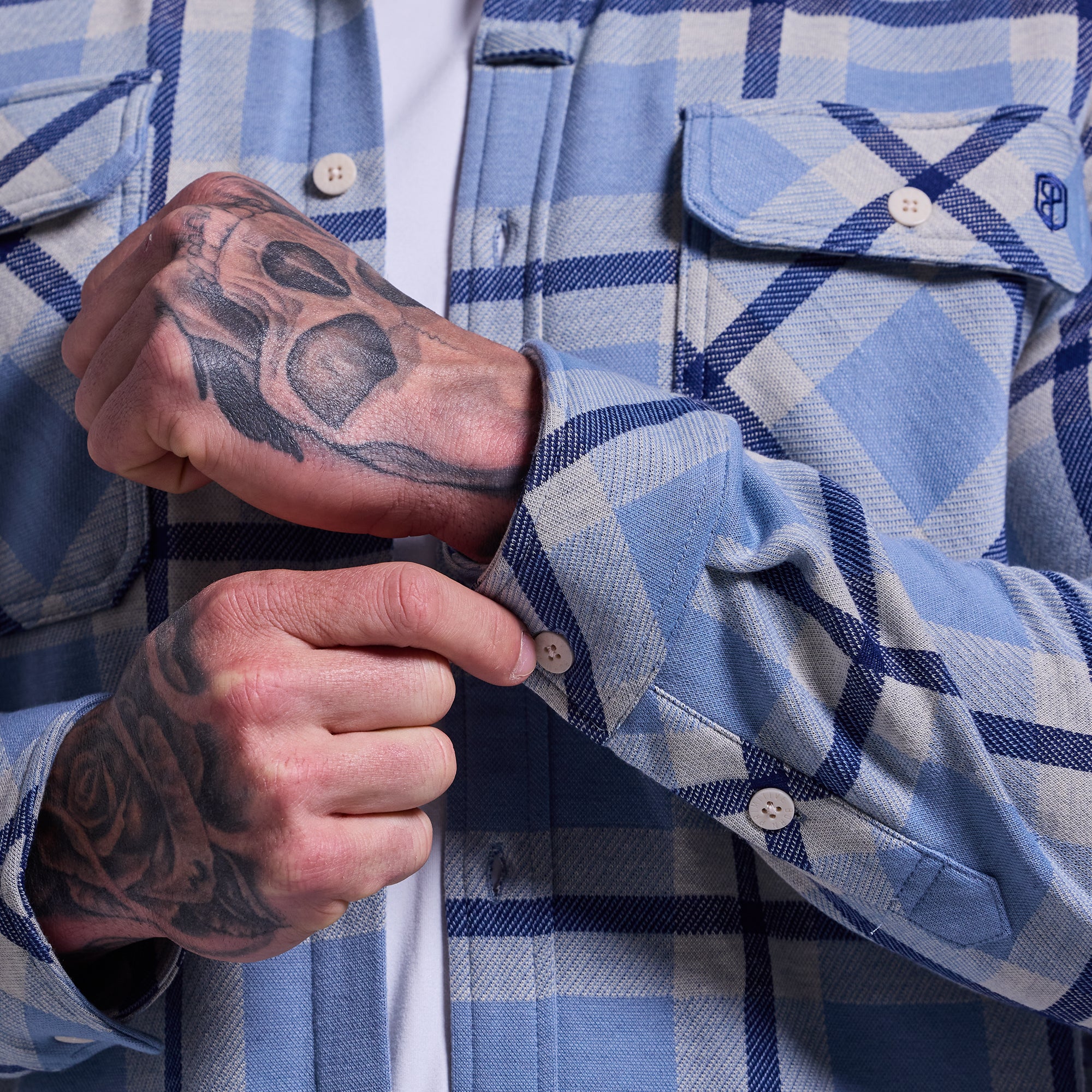 Woodsman Stretchy Flannel (Lake) - Image 10