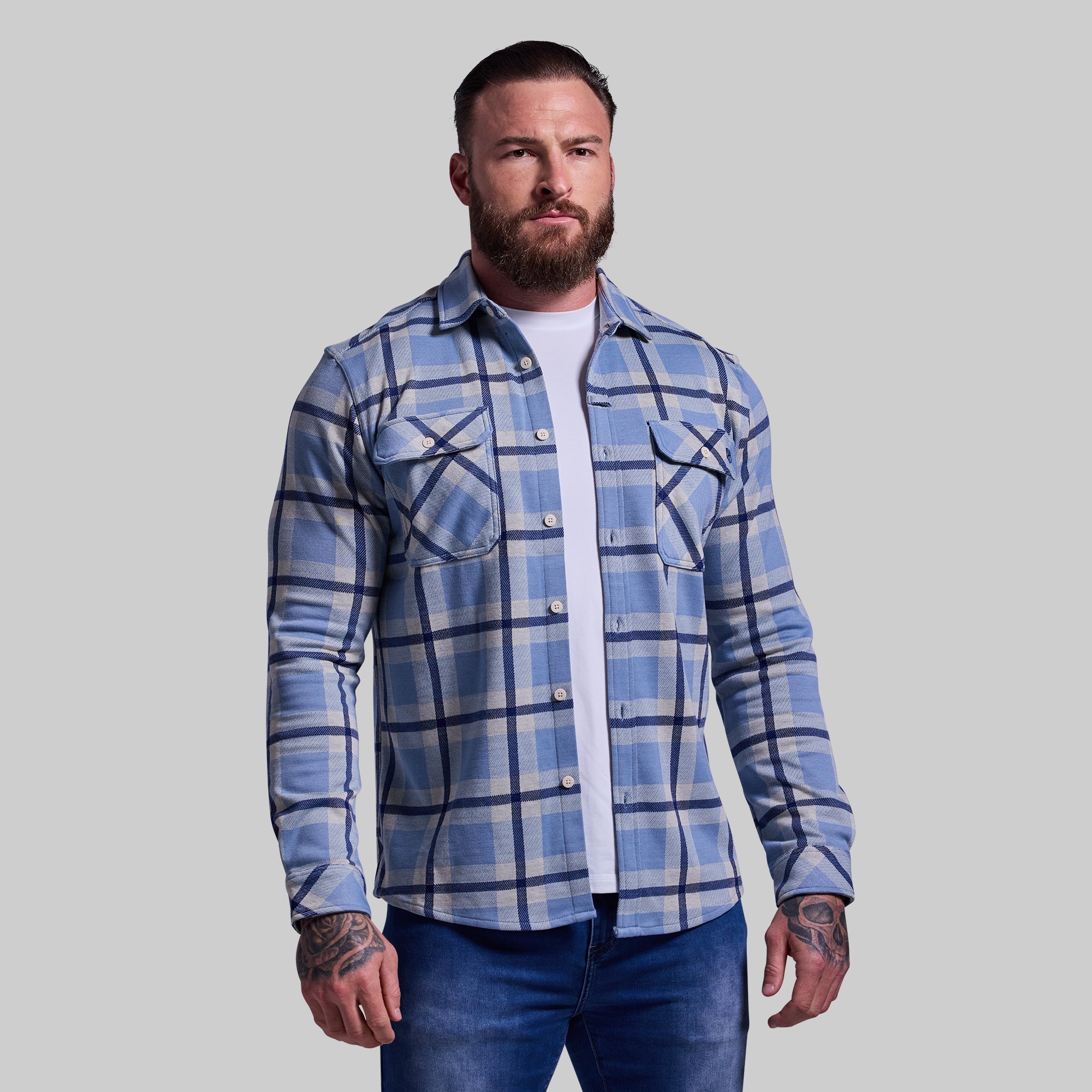 Woodsman Stretchy Flannel (Lake) - Image 3