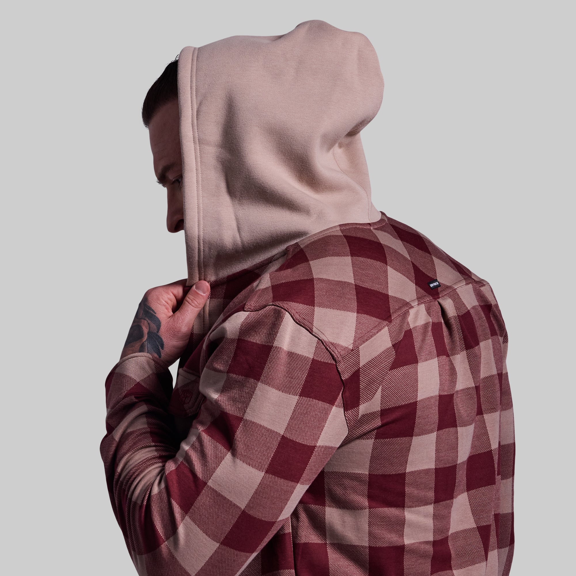 Hooded Woodsman Stretchy Flannel (Dusk) - Image 12