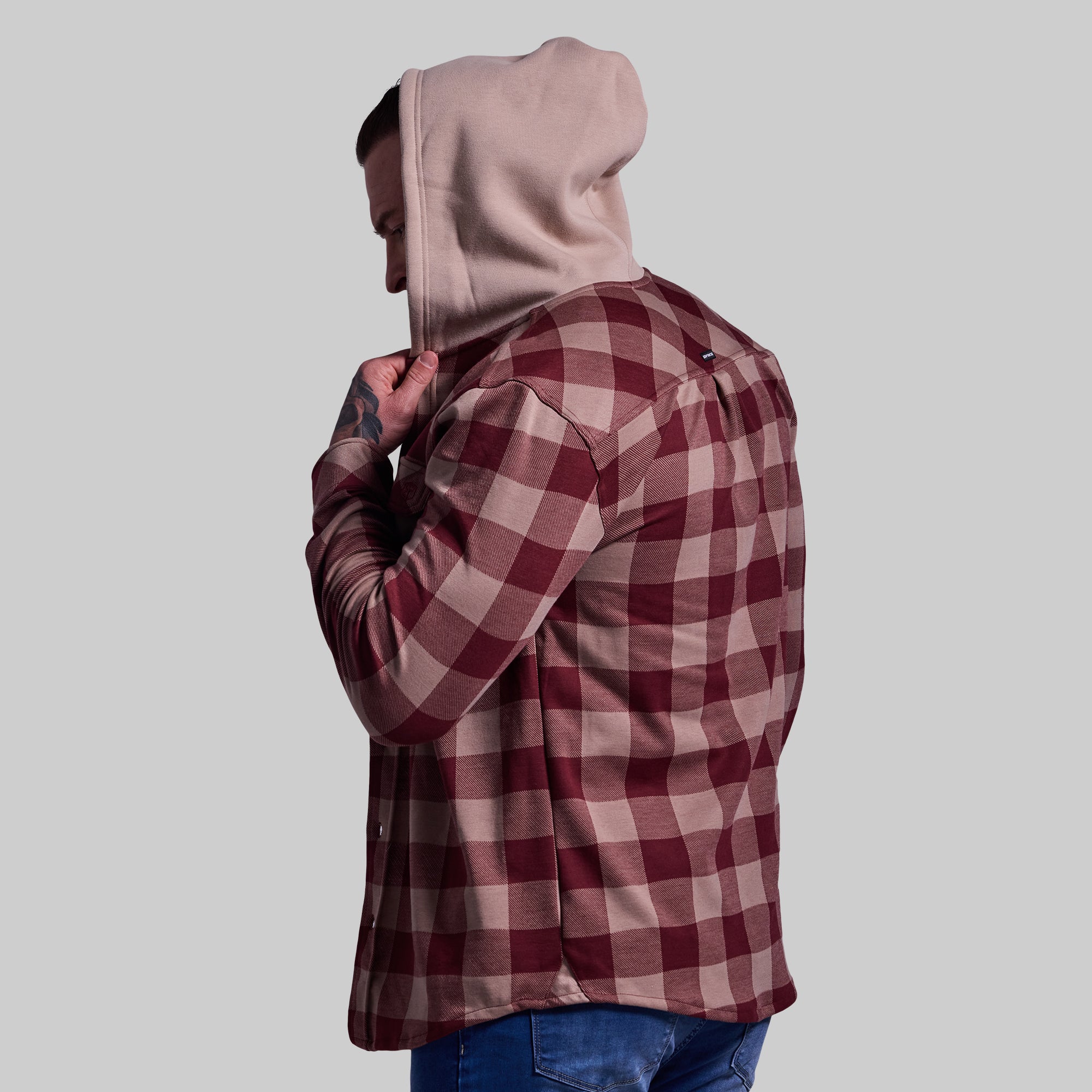 Hooded Woodsman Stretchy Flannel (Dusk) - Image 8