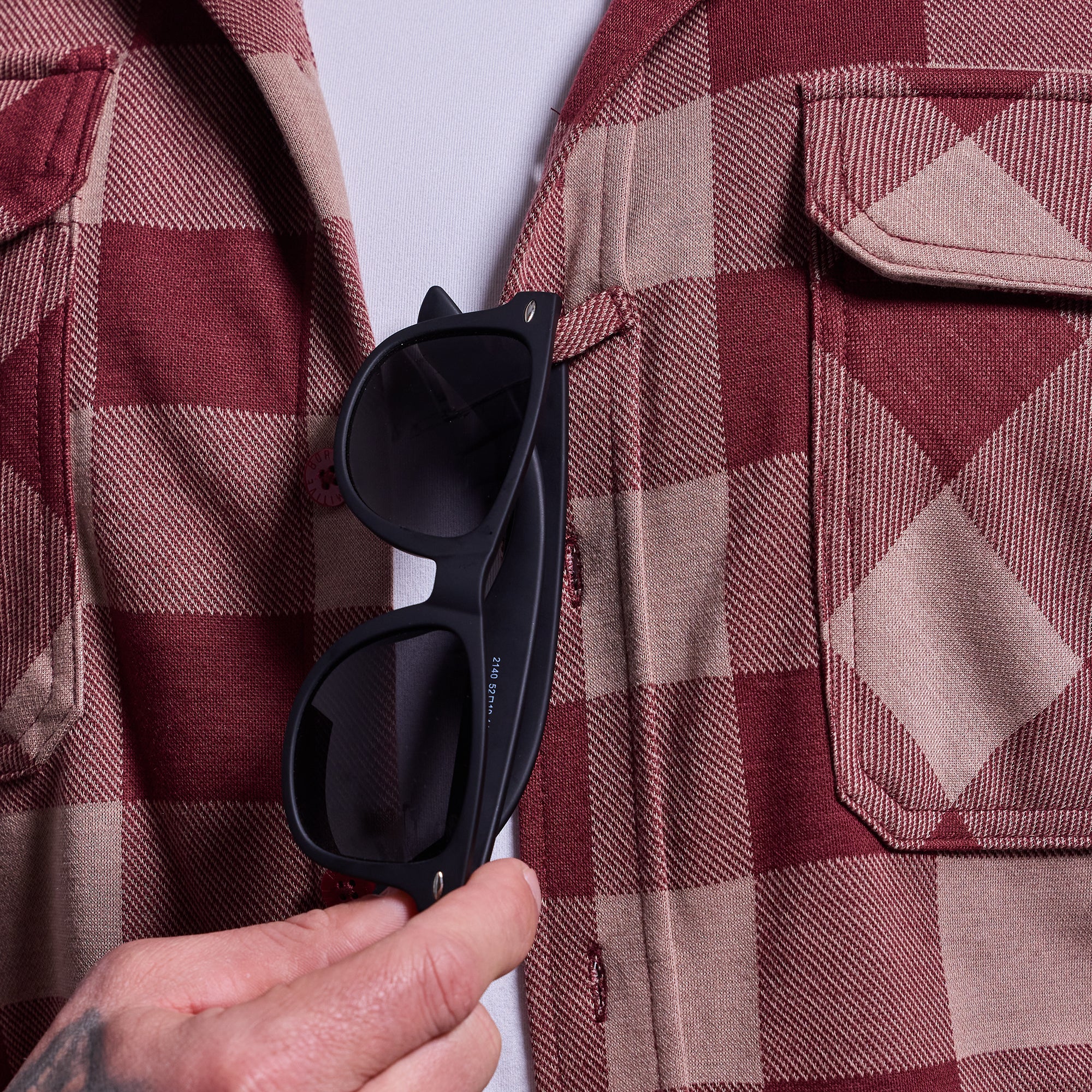 Hooded Woodsman Stretchy Flannel (Dusk) - Image 13