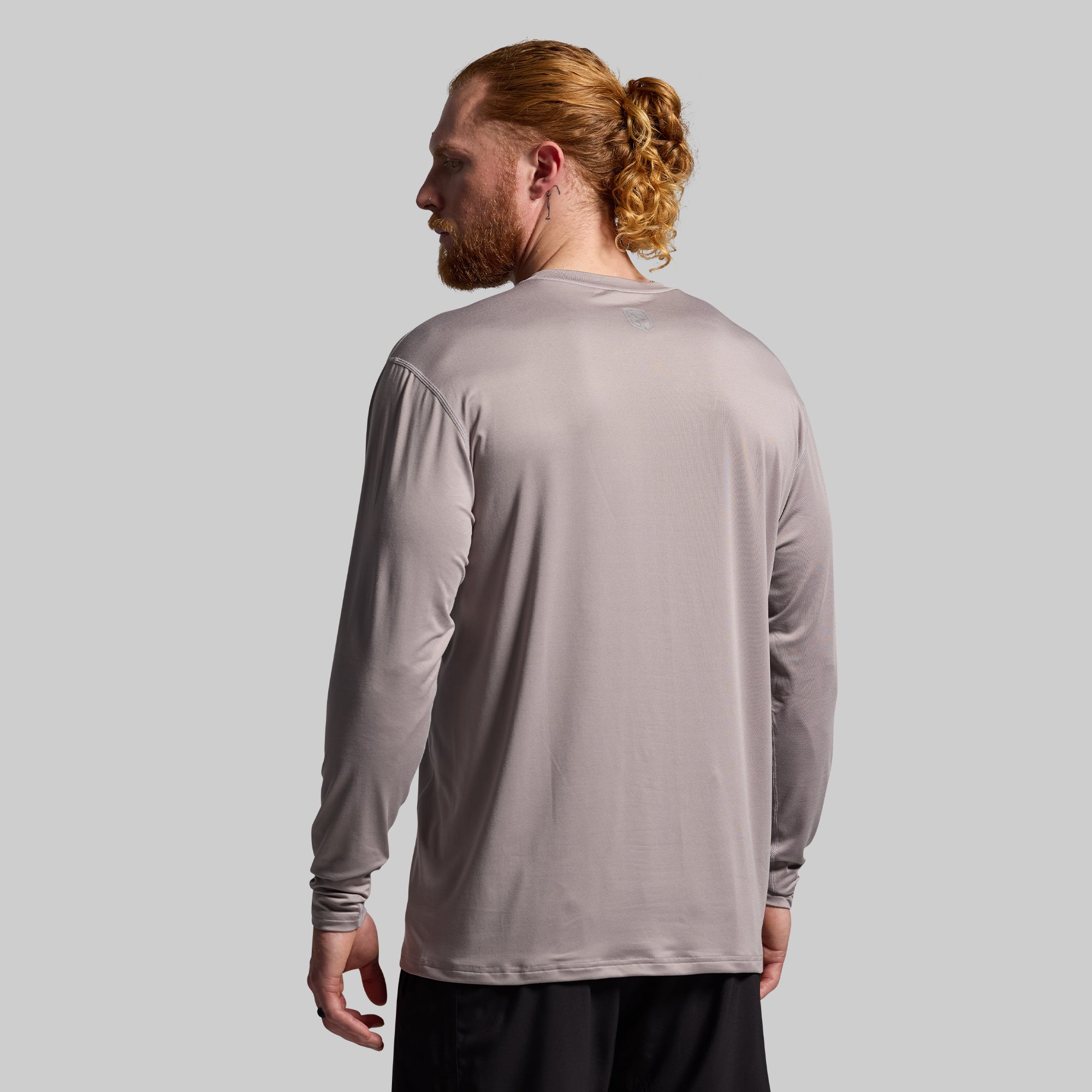 Athleisure Long Sleeve Crew (Stone) - Image 2