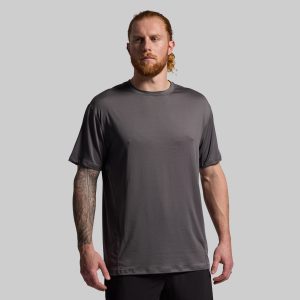 Athleisure Tee (Gunmetal)