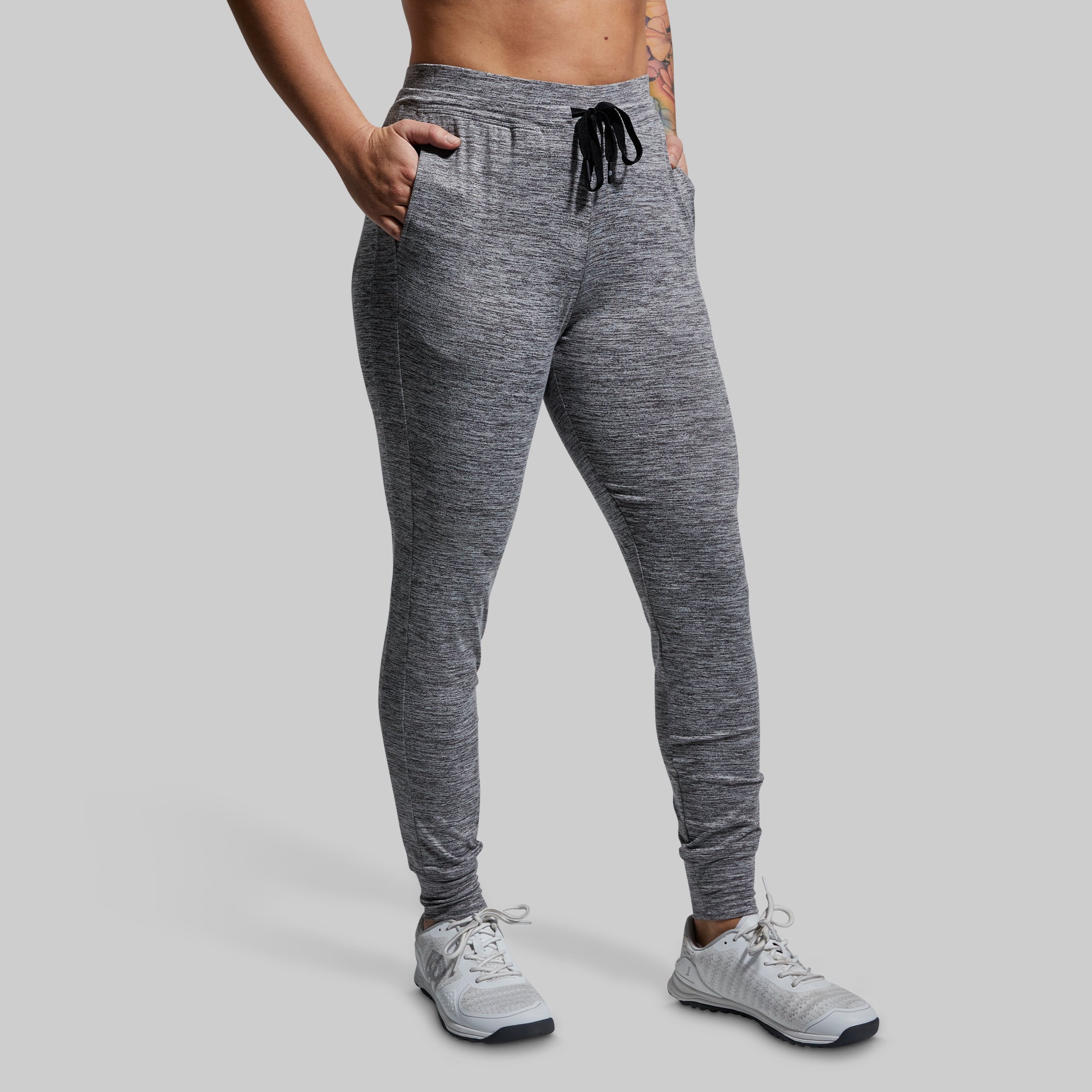 Women's Rest Day Athleisure Jogger (Heather Grey) - Image 2