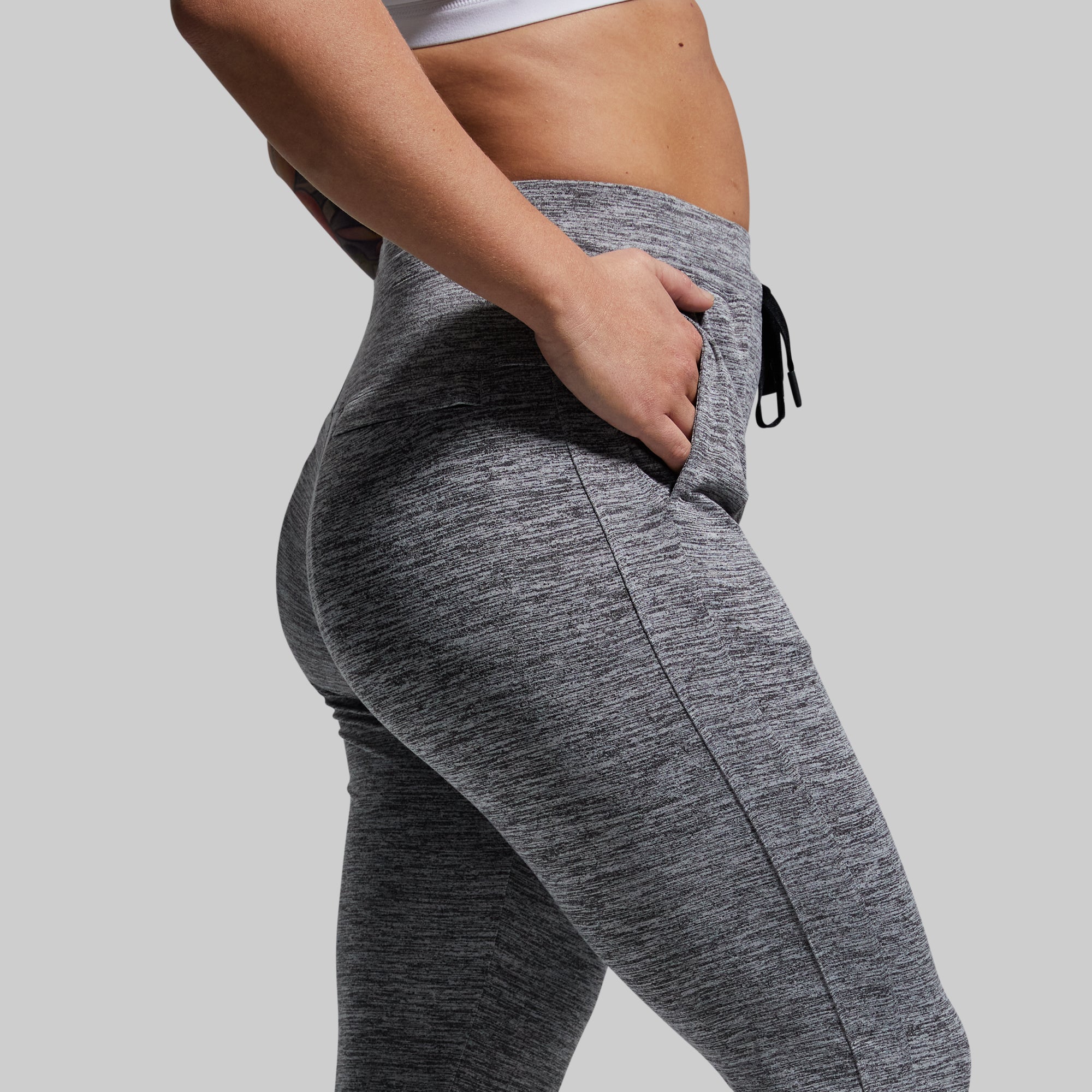 Women's Rest Day Athleisure Jogger (Heather Grey) - Image 5