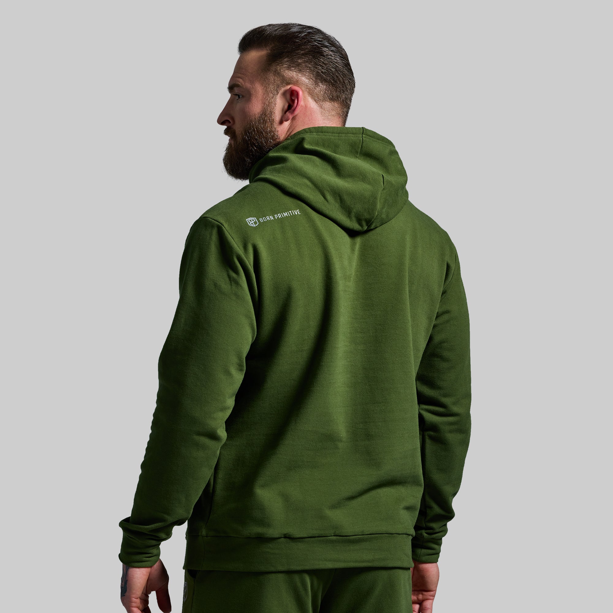 Unmatched Unisex Hoodie (Military Green) - Image 3
