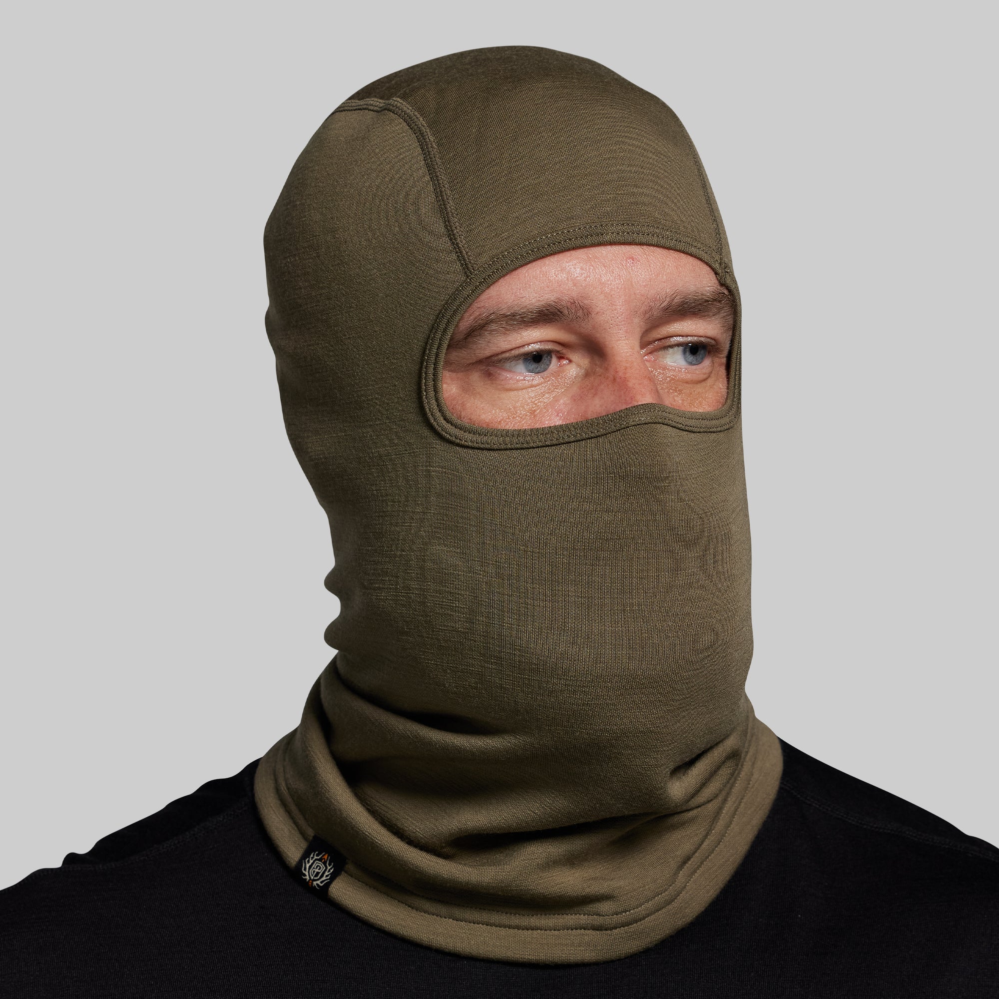 Ridgeline Merino Balaclava 240 (OD Green) - Image 2