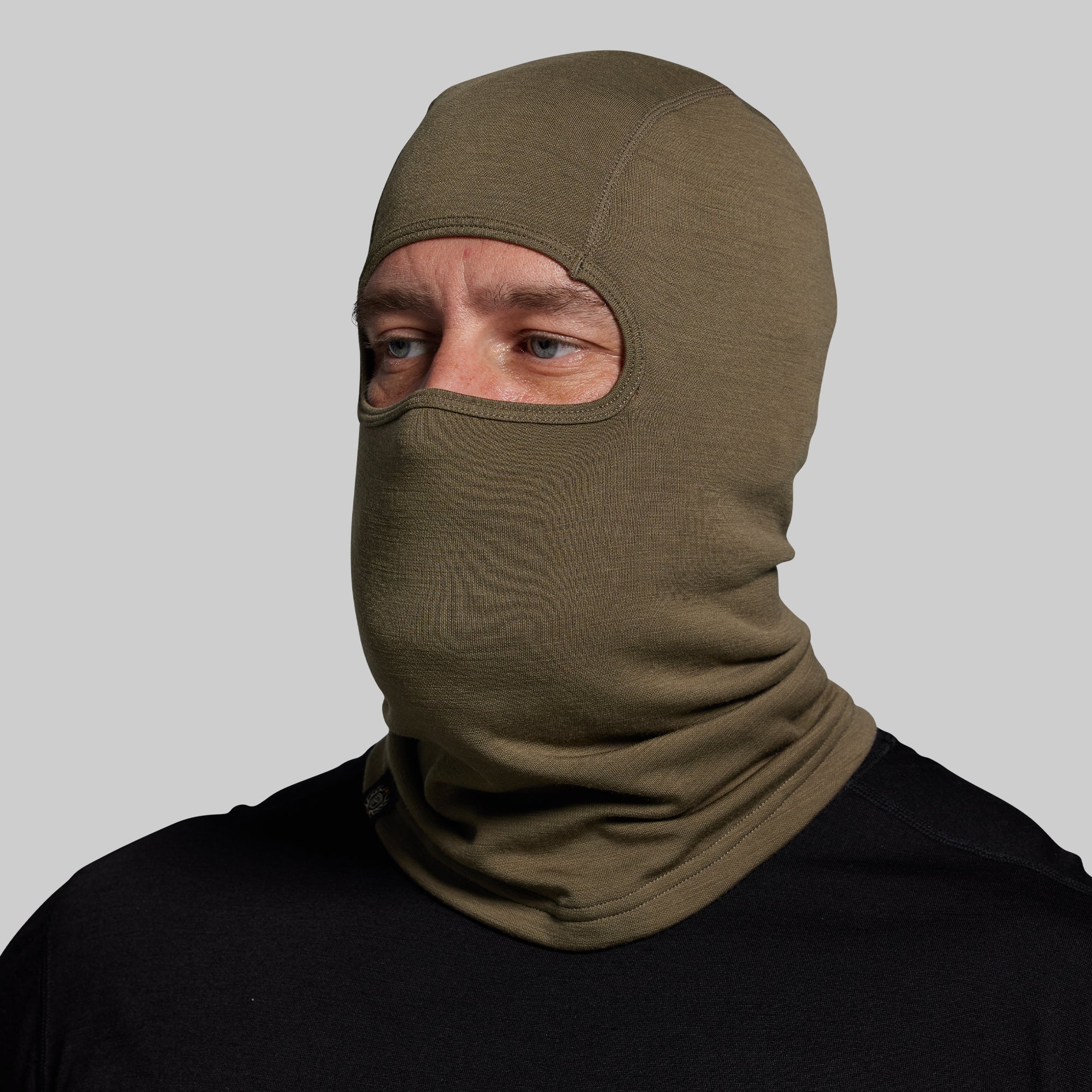Ridgeline Merino Balaclava 240 (OD Green) - Image 4