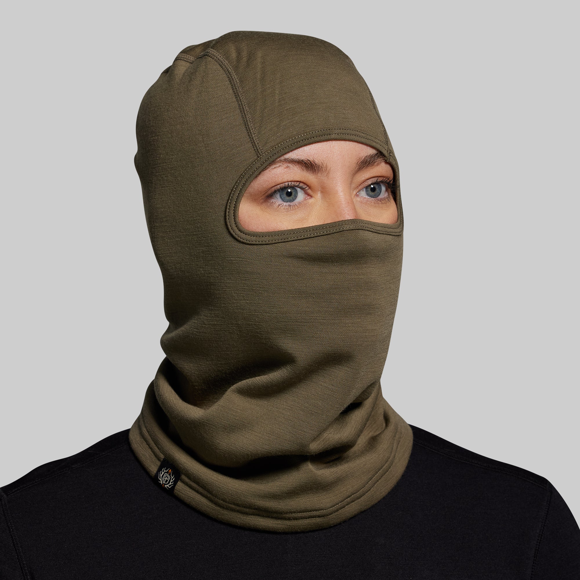 Ridgeline Merino Balaclava 240 (OD Green) - Image 3