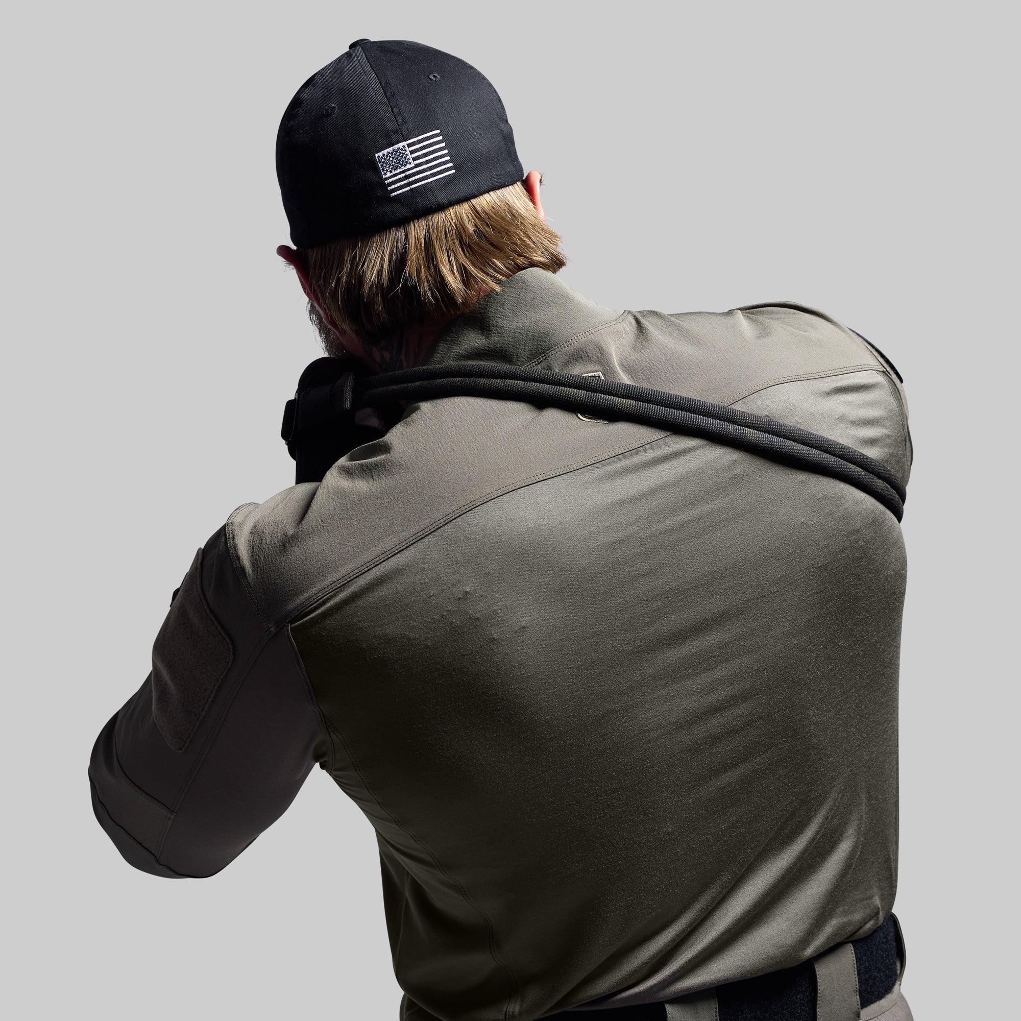 Long Sleeve Op Top (Ranger Green) - Image 3