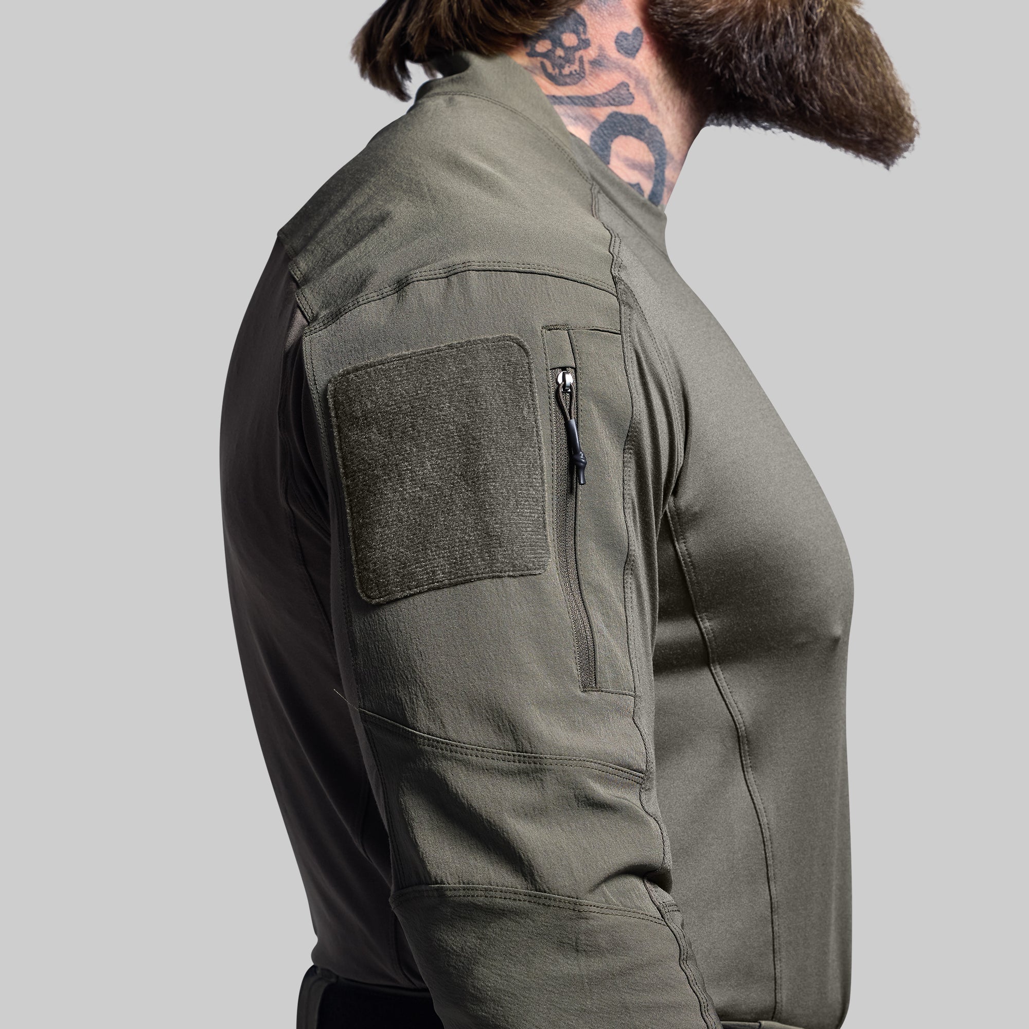 Long Sleeve Op Top (Ranger Green) - Image 6