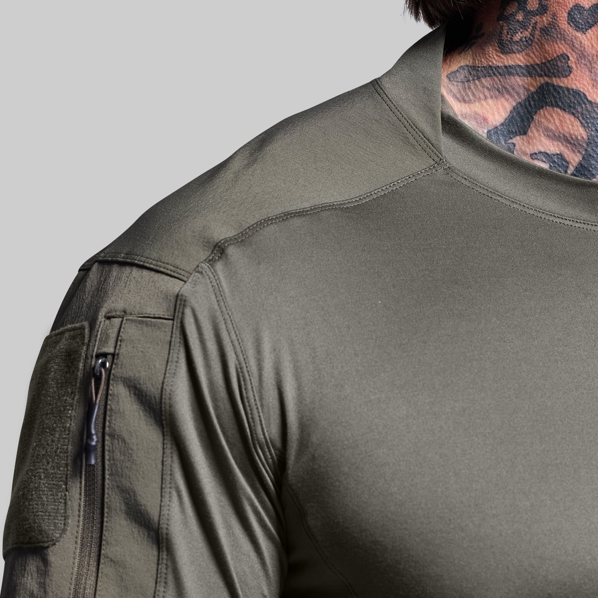Long Sleeve Op Top (Ranger Green) - Image 4