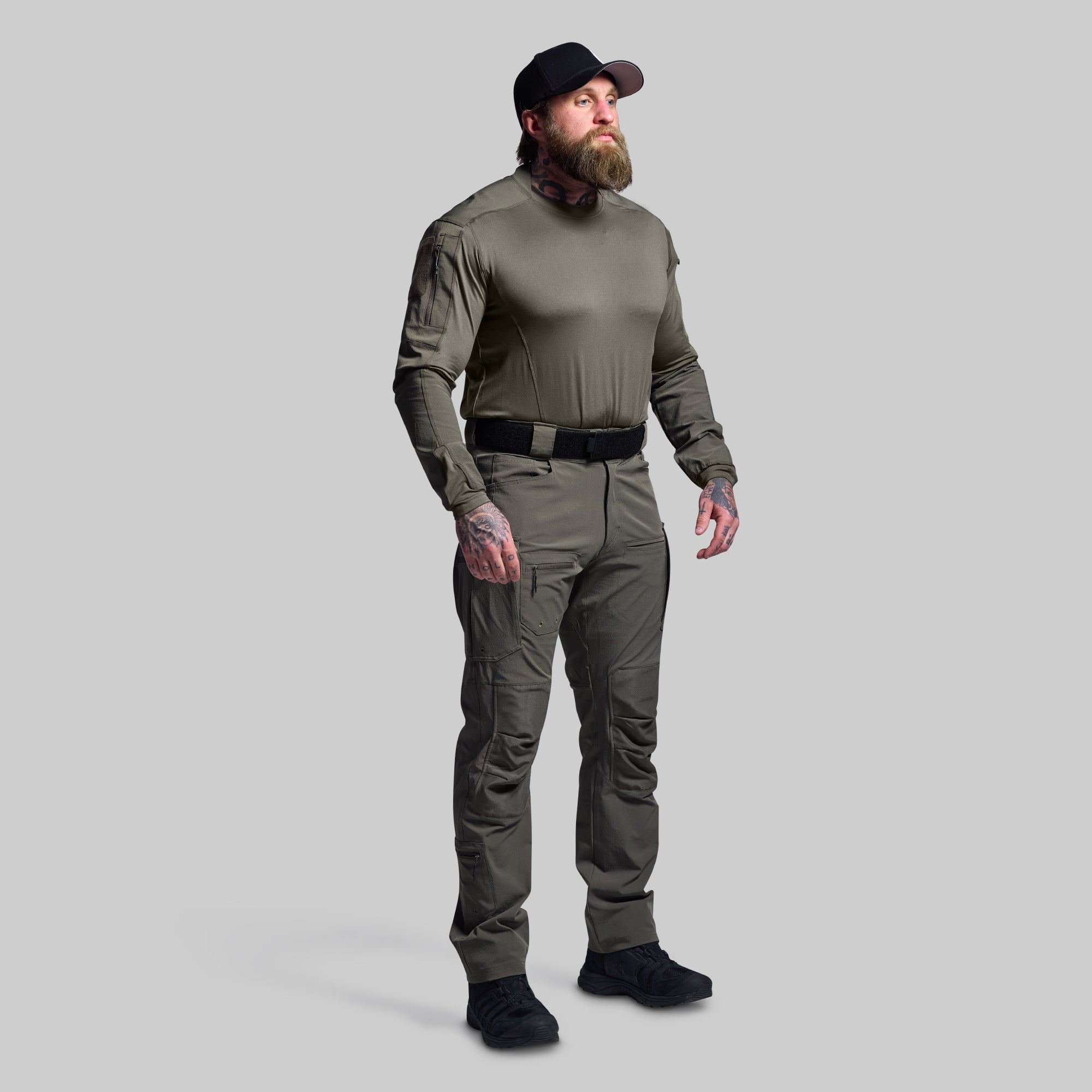 Long Sleeve Op Top (Ranger Green) - Image 11