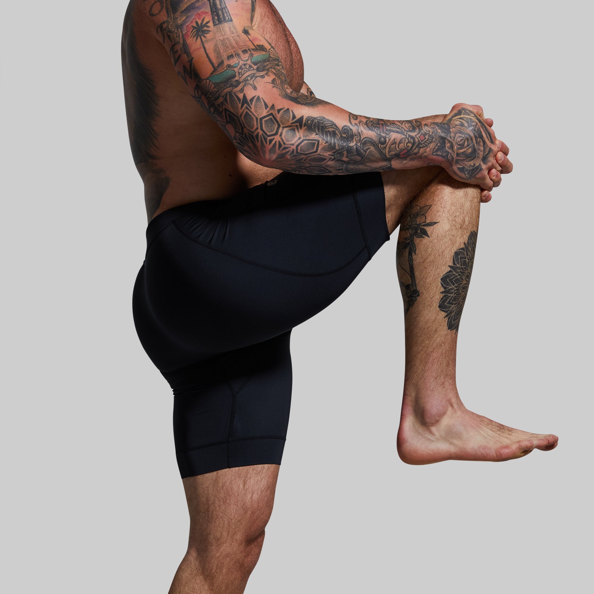 Men's Compression Short (Black) - Image 2