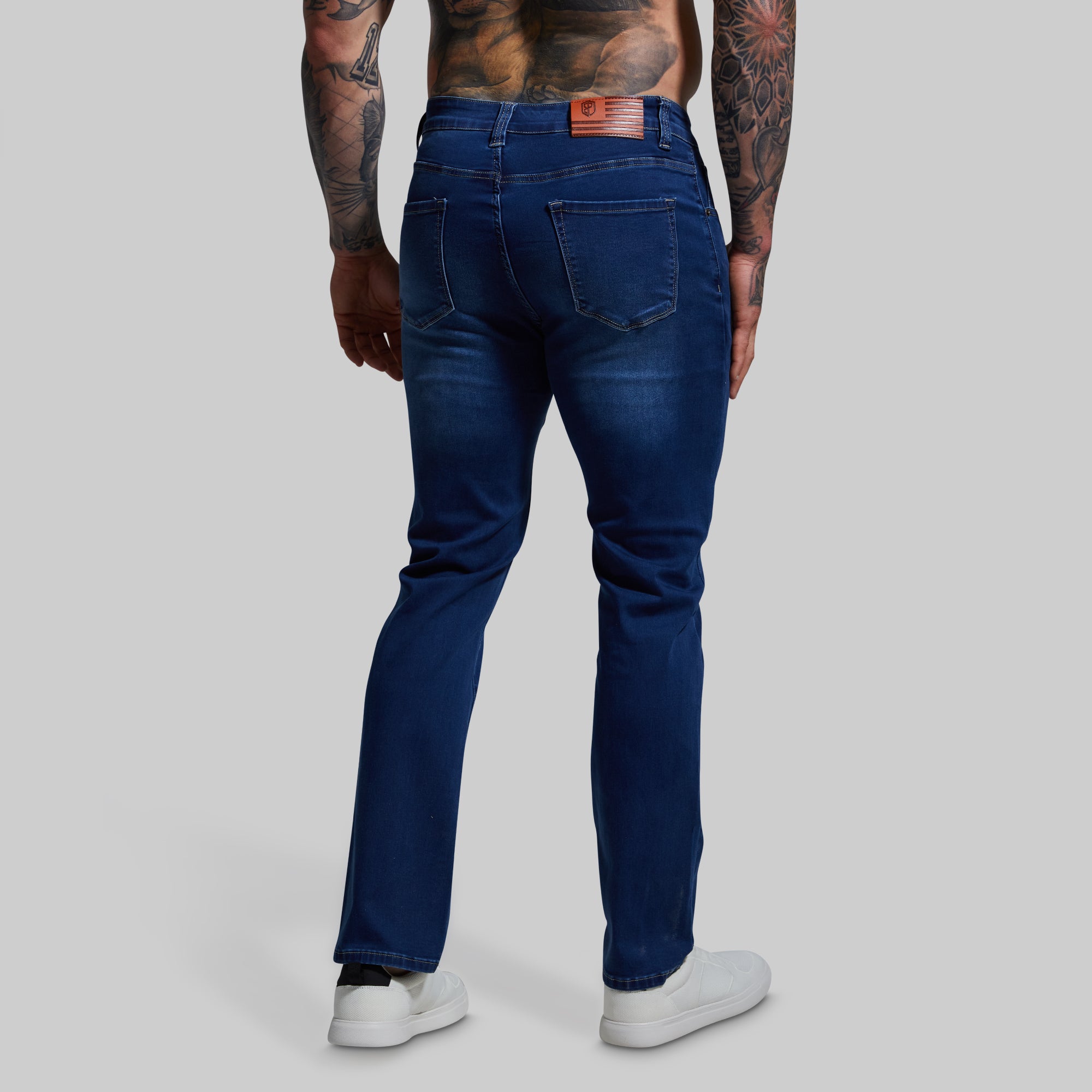 FLEX Stretchy Athletic Fit Jean (Dark Wash) - Image 2