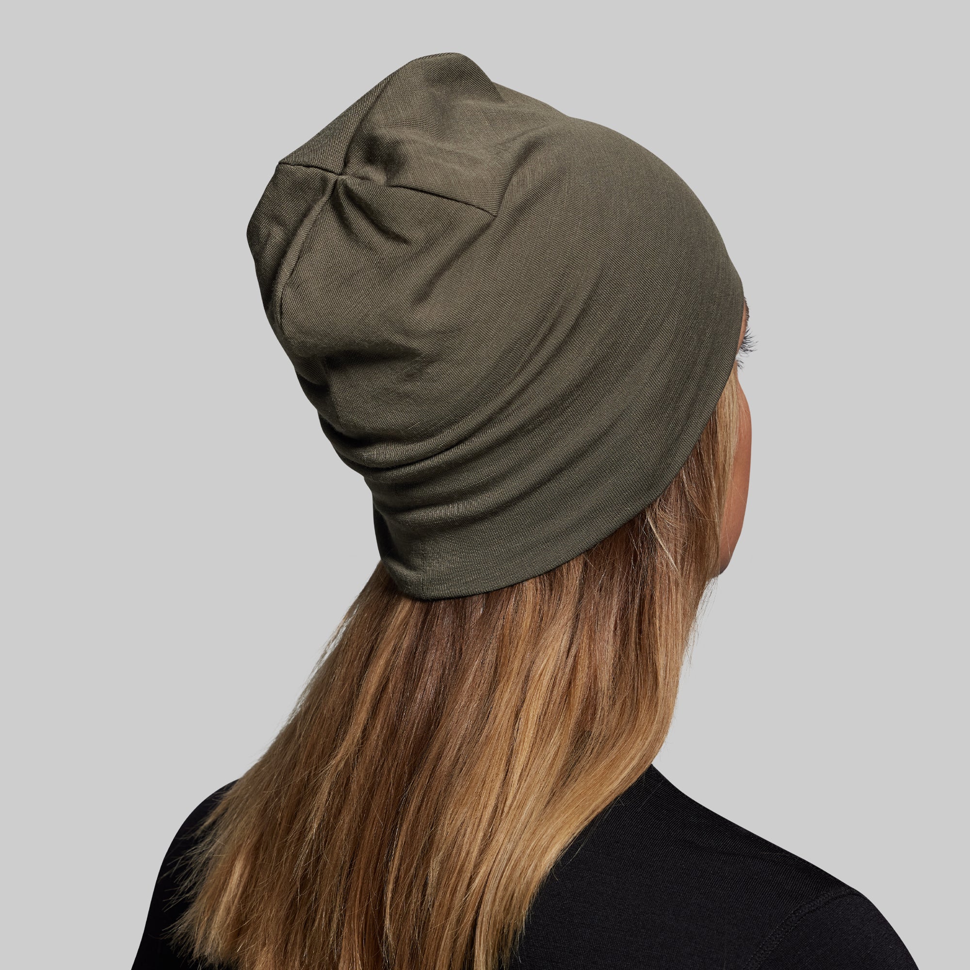 Ridgeline Merino Beanie 165 (OD Green) - Image 5