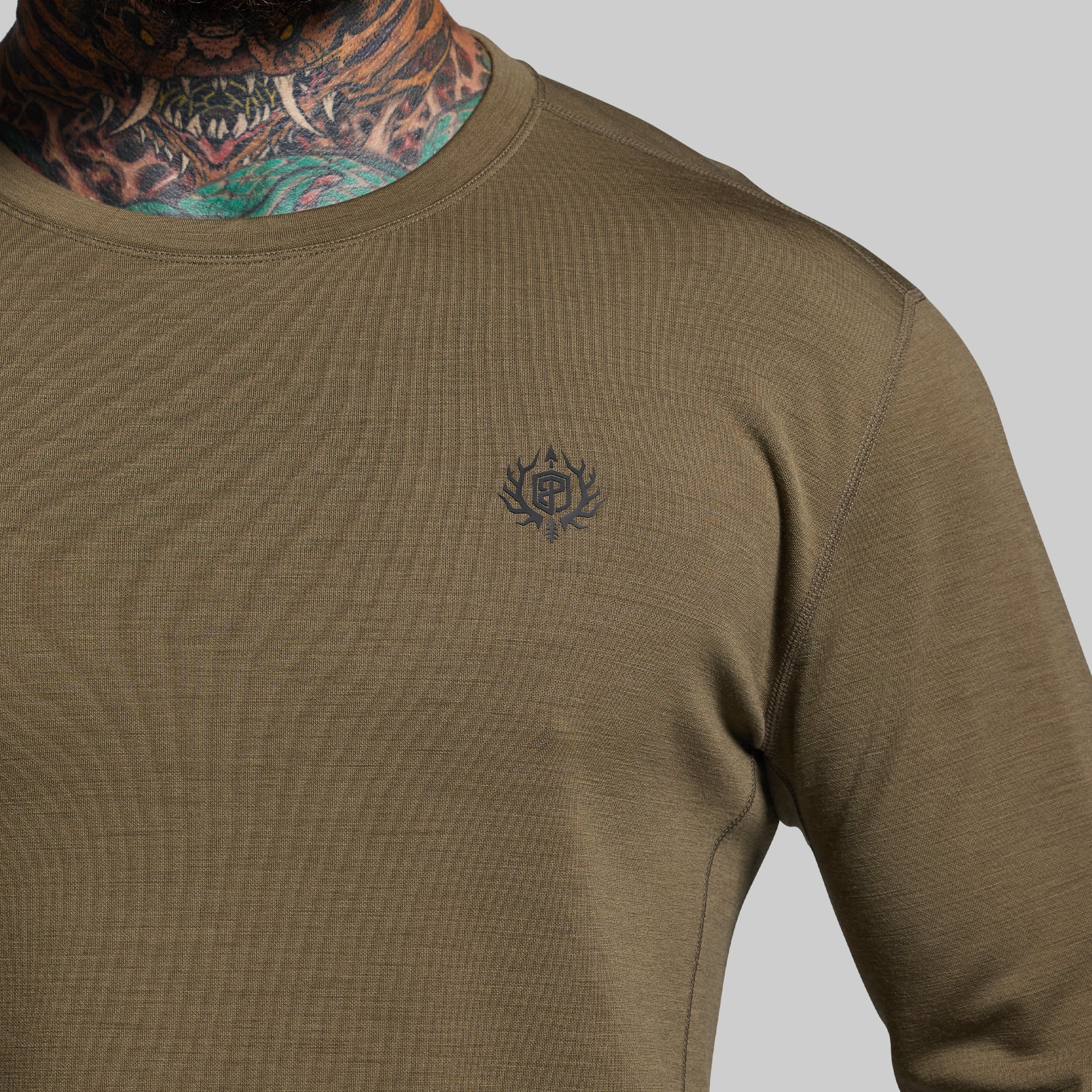 Ridgeline Merino Thermal Top 240 (OD Green) - Image 3