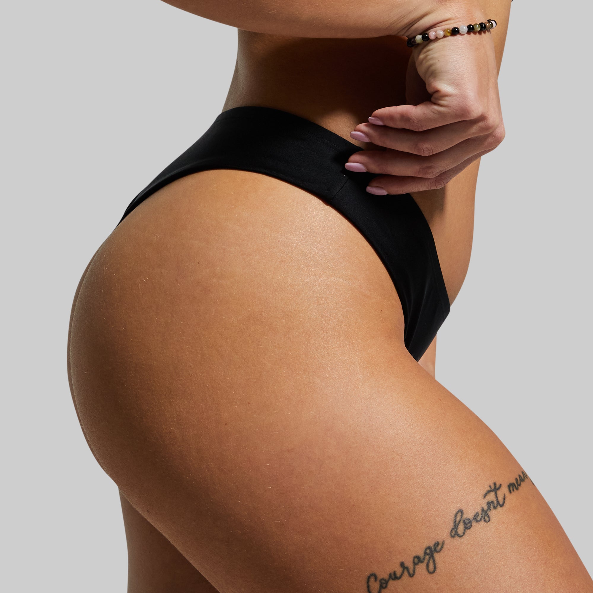 Sun Seeker Cheeky Thong (Black) - Image 5