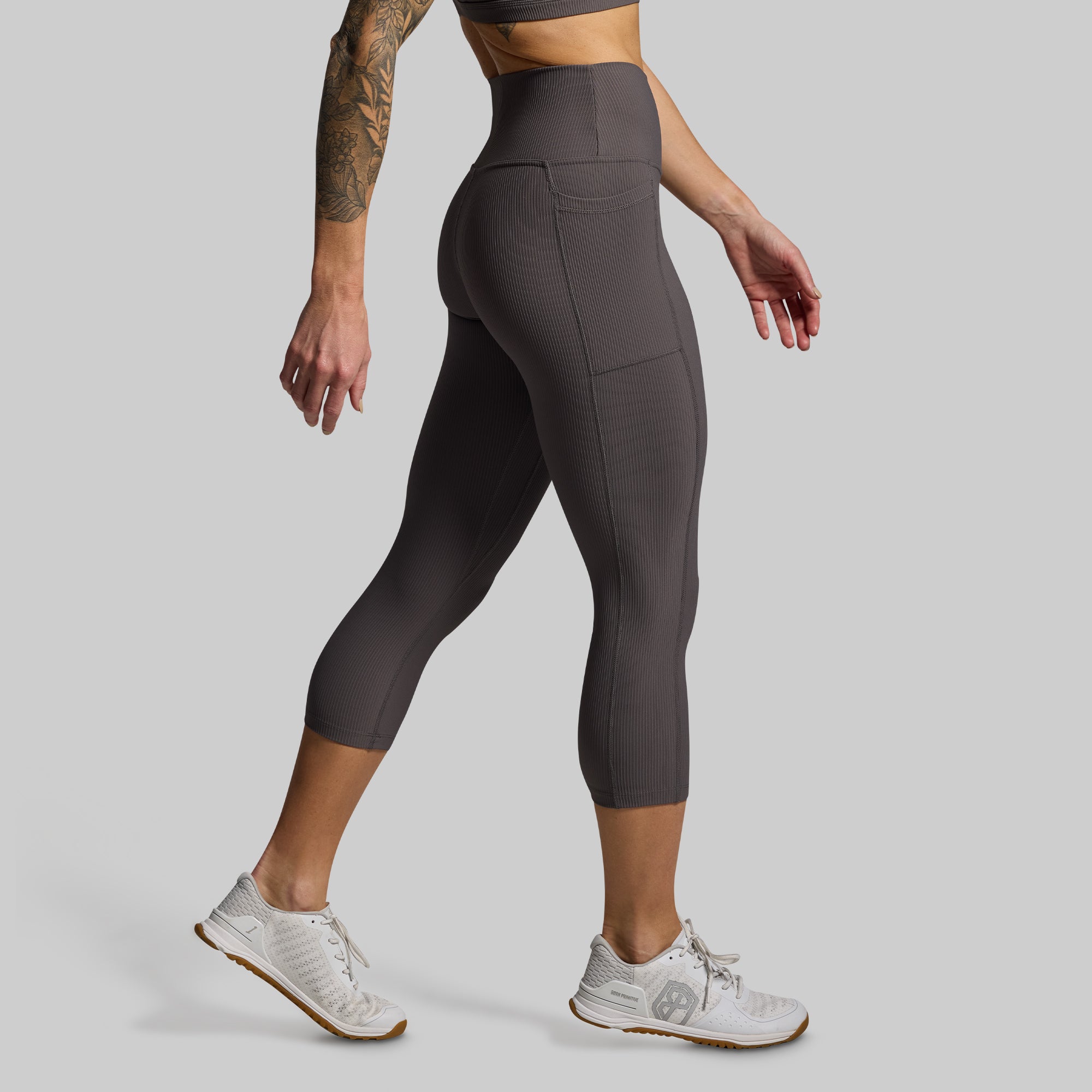 All or Nothing Capri w/ Pockets (Dark Grey) - Image 4